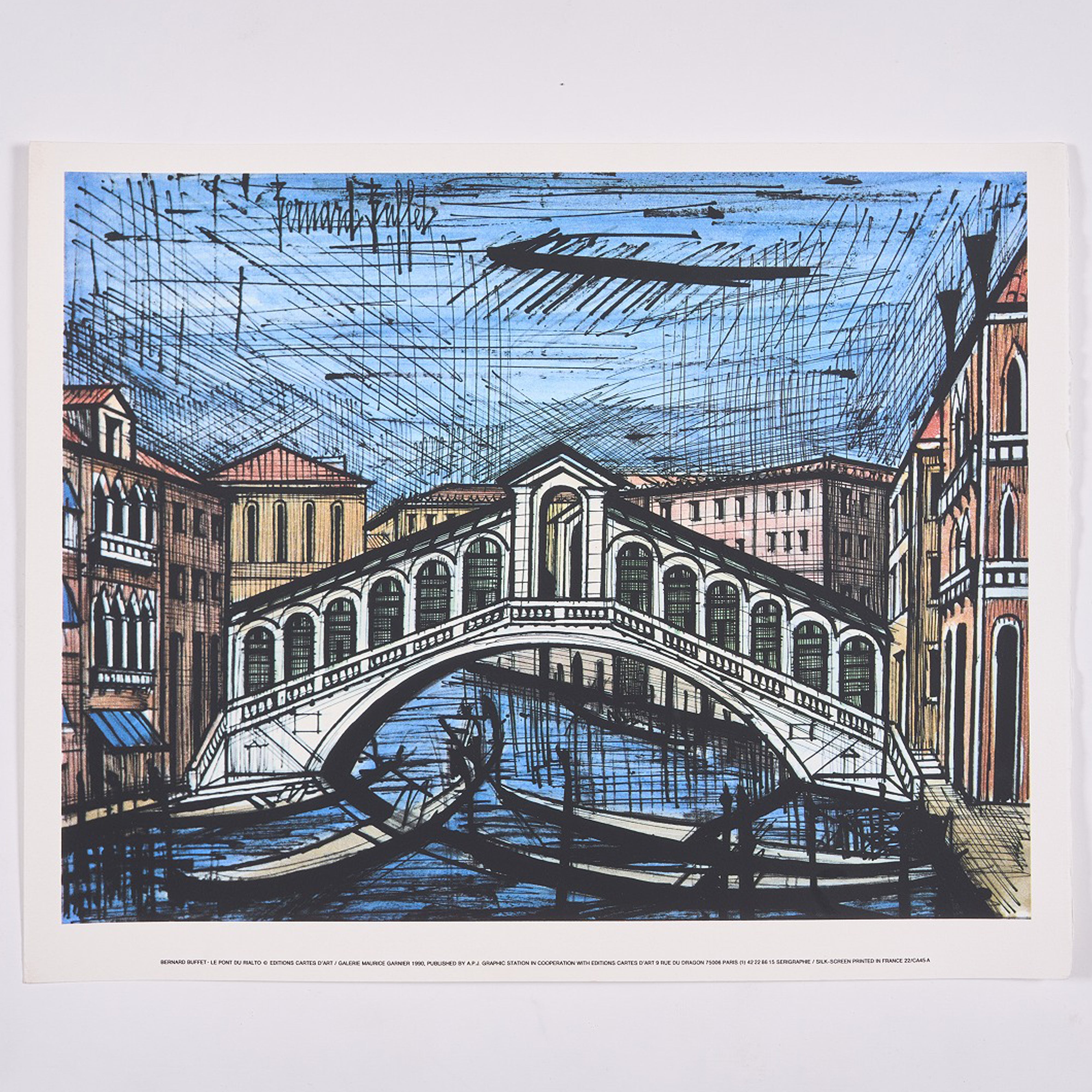 【限定10枚】Le Pont du Railto 1986 - printed in 1990 / ベルナール・ビュッフェ