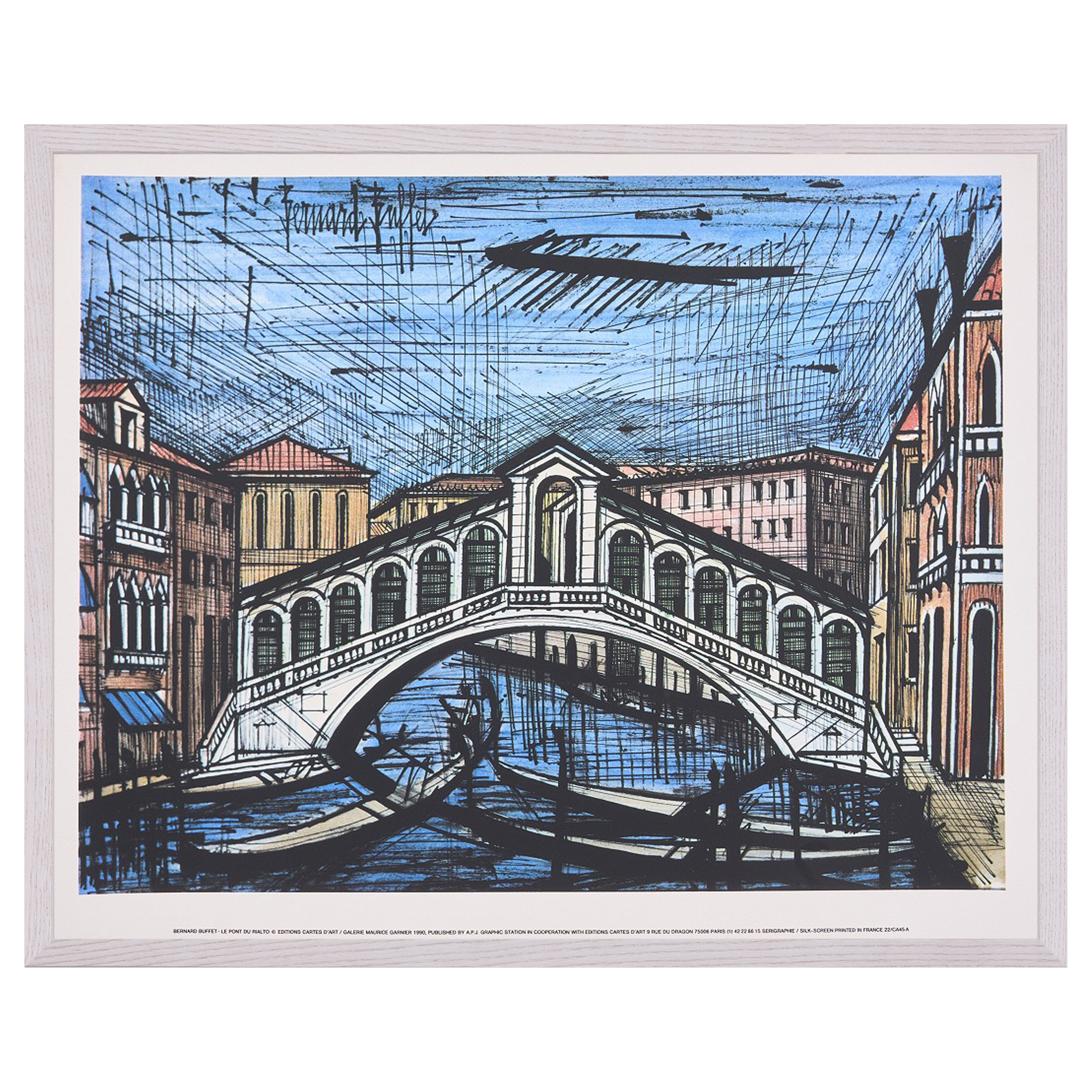 【限定10枚】Le Pont du Railto 1986 - printed in 1990 / ベルナール・ビュッフェ