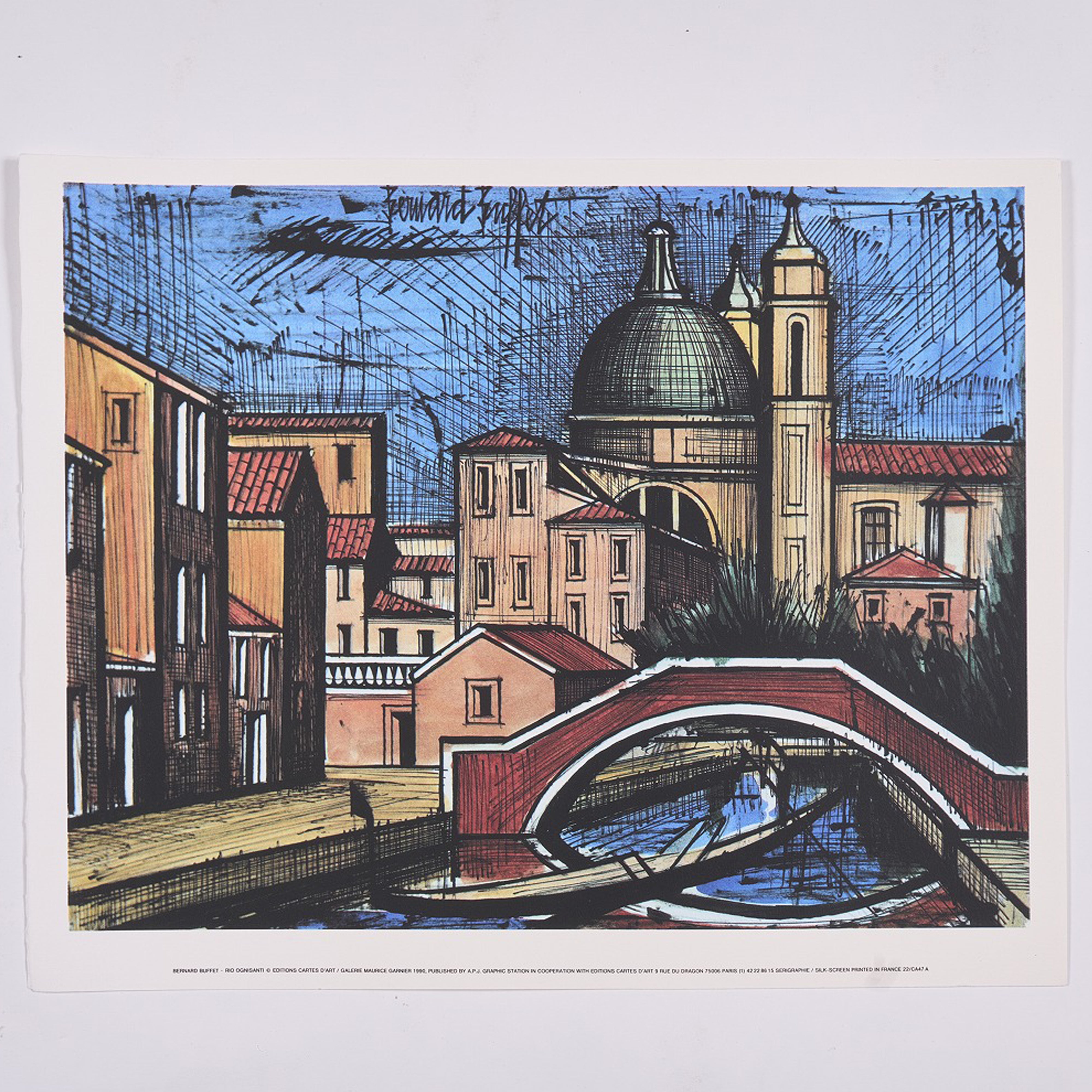 【限定10枚】Rio Ognisanti 1986 - printed in 1990 / ベルナール・ビュッフェ