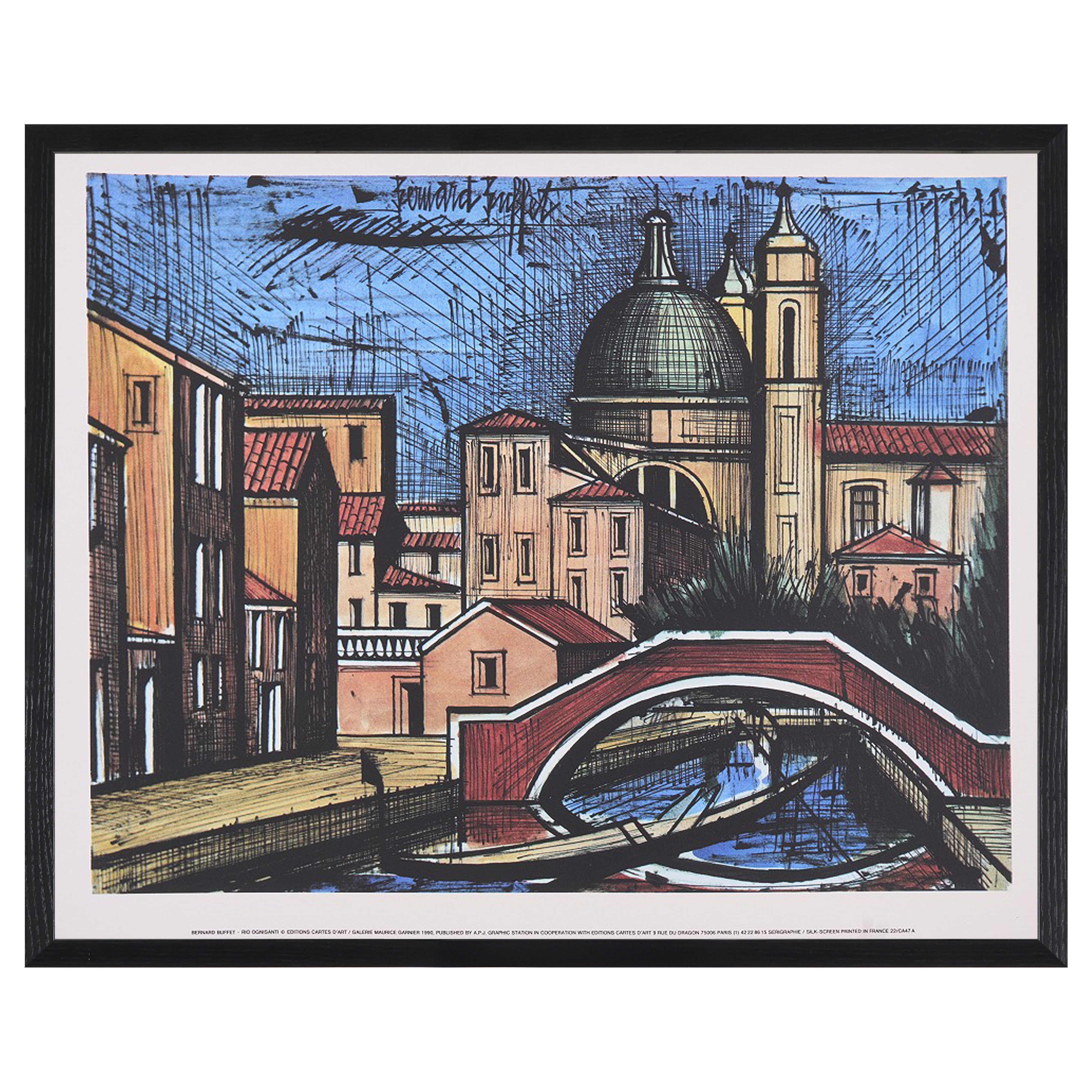 【限定10枚】Rio Ognisanti 1986 - printed in 1990 / ベルナール・ビュッフェ