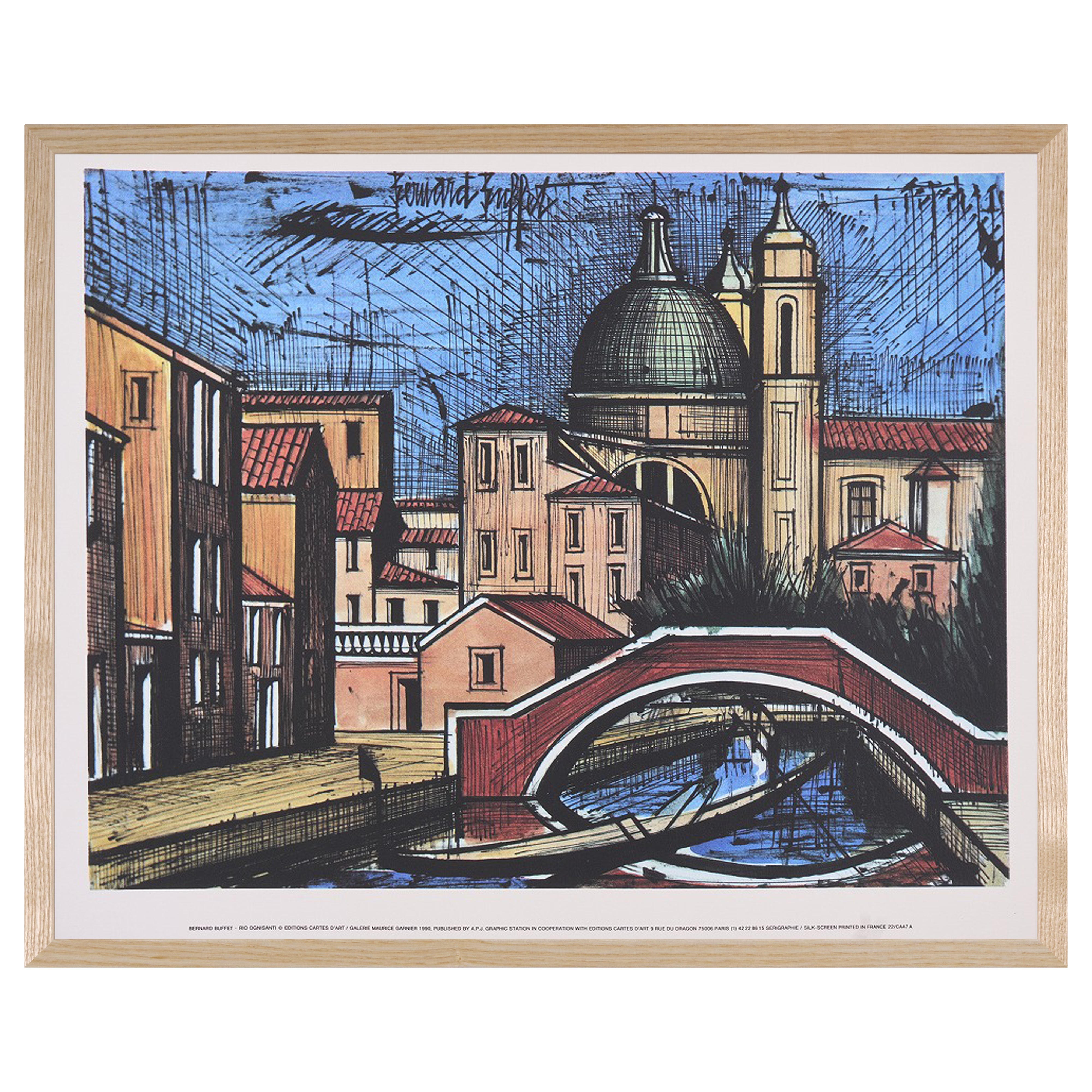 【限定10枚】Rio Ognisanti 1986 - printed in 1990 / ベルナール・ビュッフェ