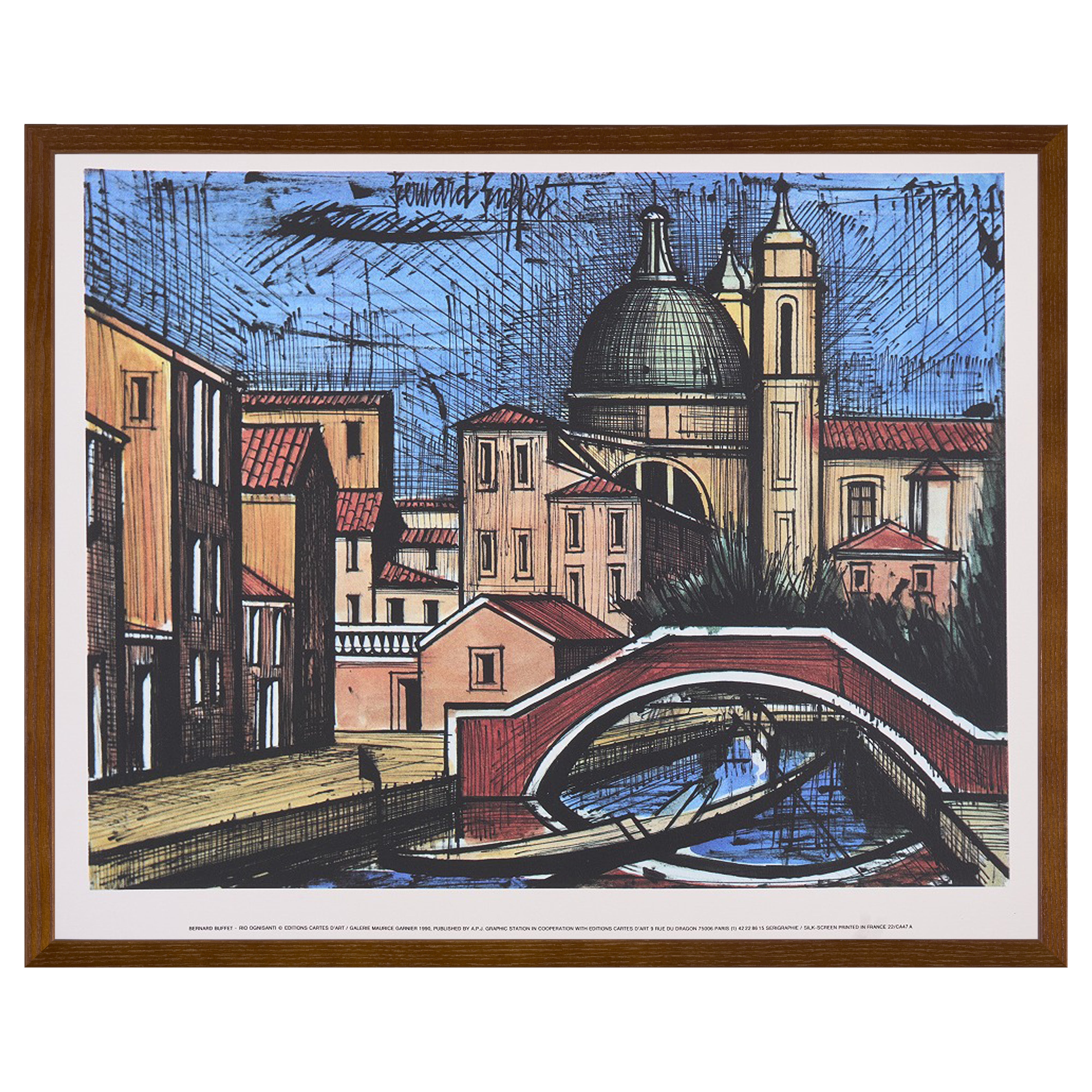 【限定10枚】Rio Ognisanti 1986 - printed in 1990 / ベルナール・ビュッフェ