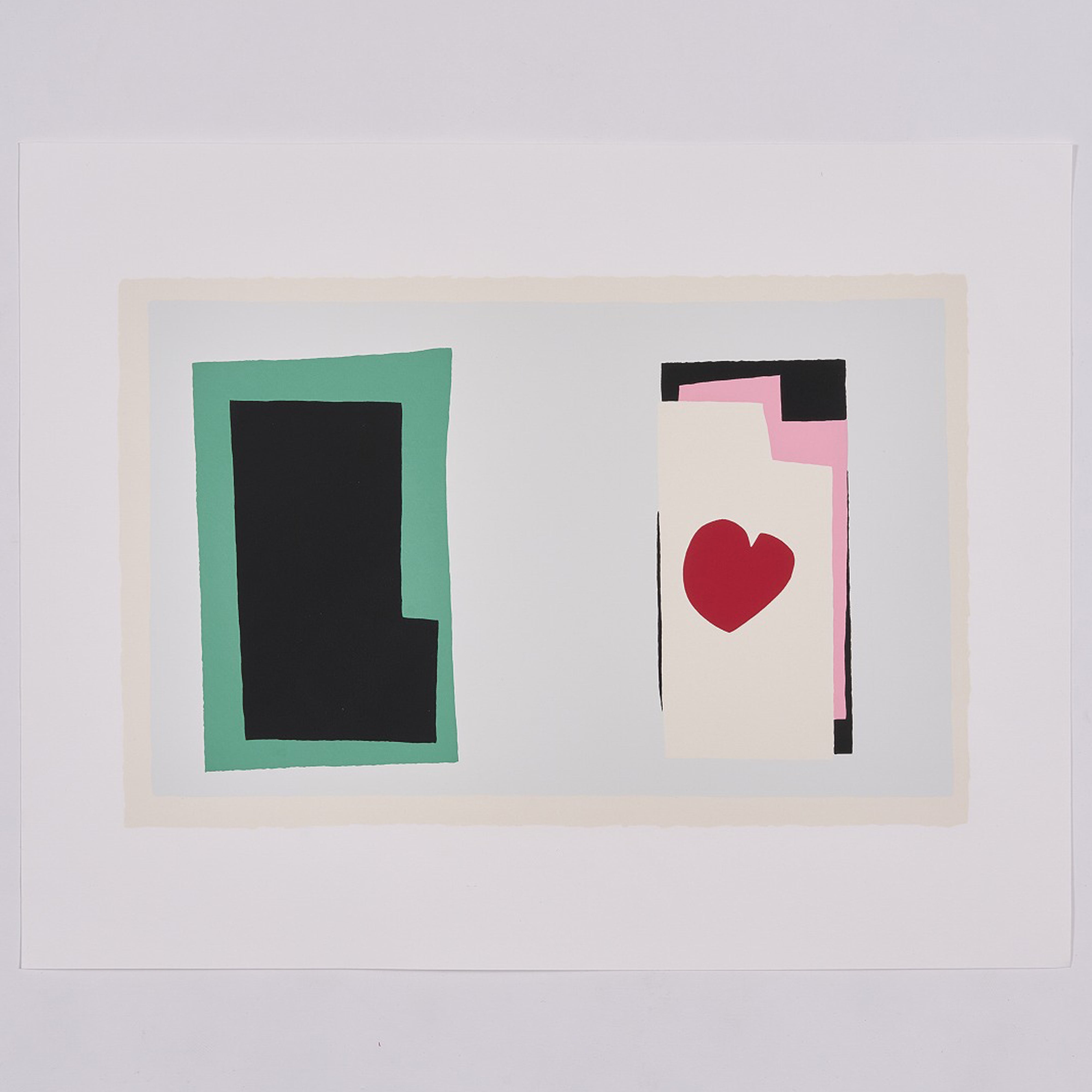 【限定10枚】The Heart (Jazz Plate VII) 1947 - printed in 1981 / アンリ・マティス