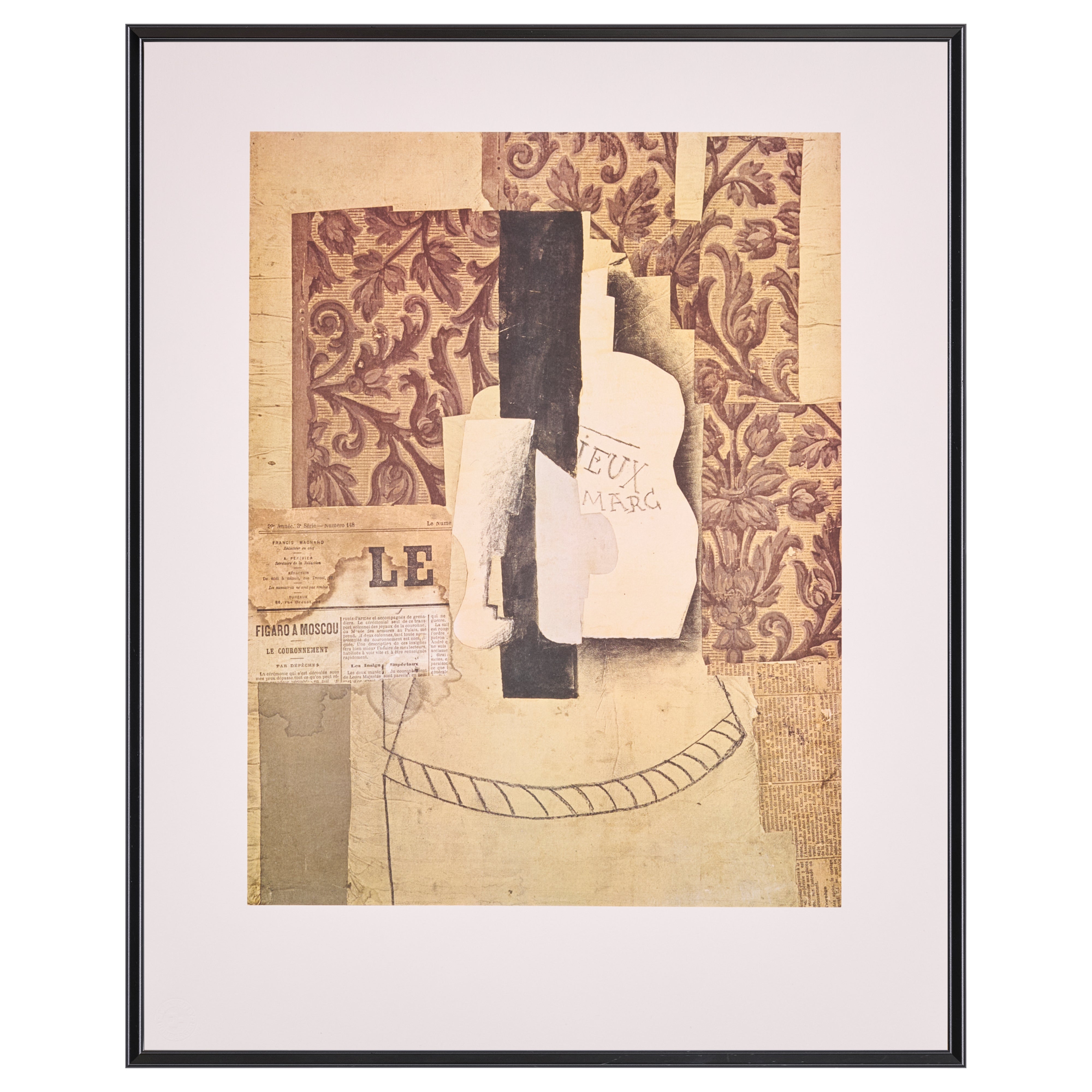 【限定30枚】Nature morte, bouteille et verre 1913 - Achenbach Art Edition, Düsseldorf 1990 / パブロ・ピカソ