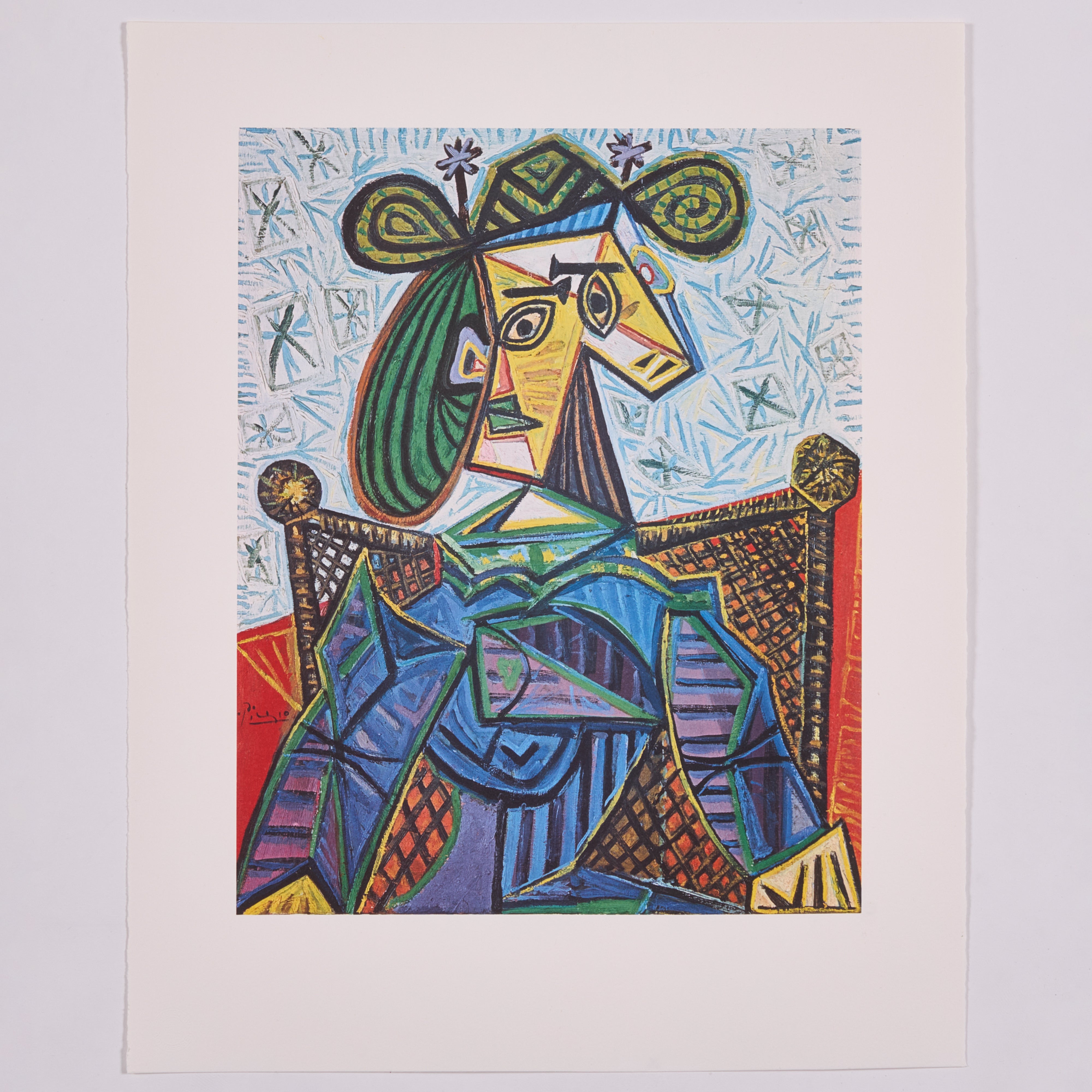 【限定30枚】Femme assise dans un fauteuil 1941 - Achenbach Art Edition, Düsseldorf 1990 / パブロ・ピカソ