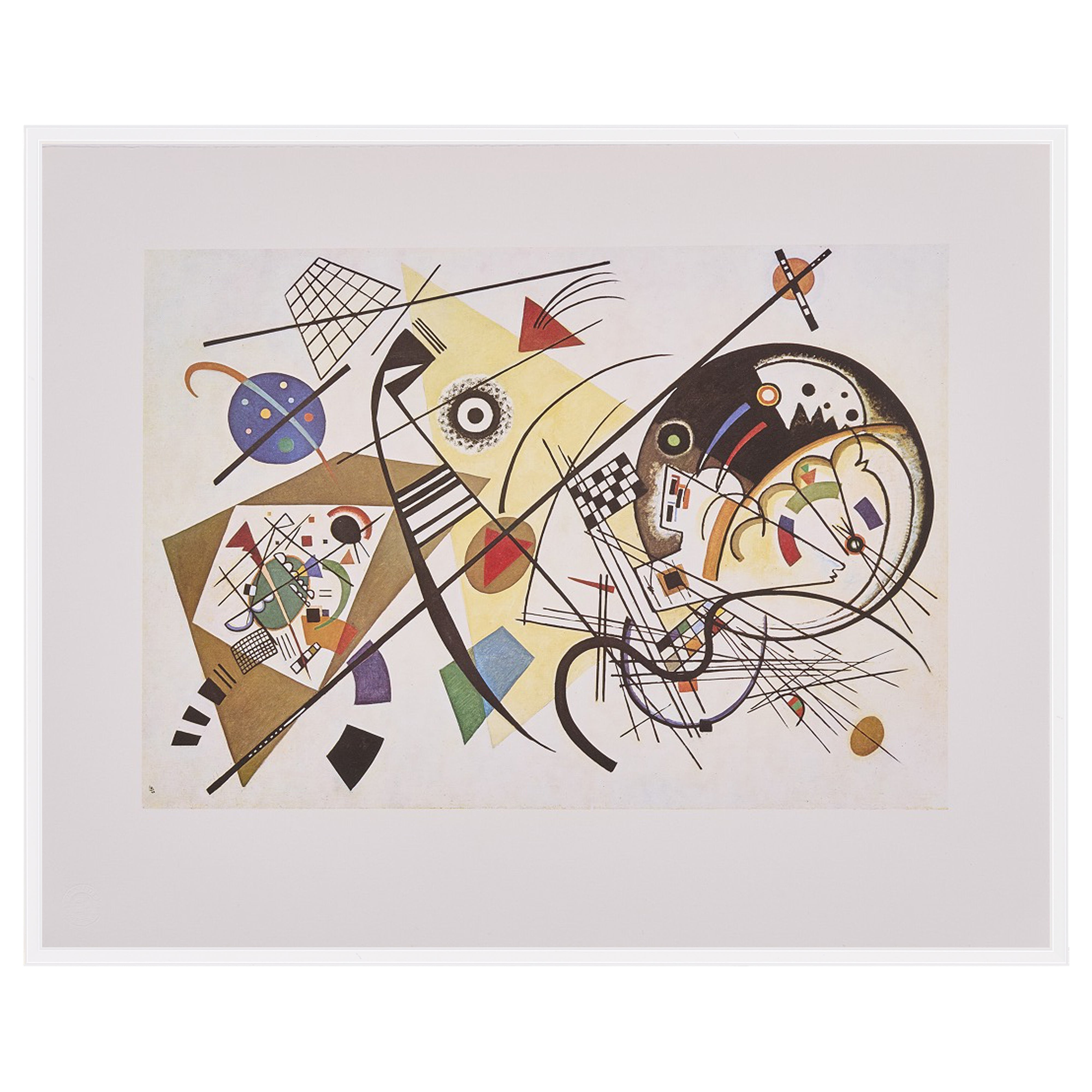 【限定10枚】DURCHGEHENDER STRICH 1923 - printed in 1990 / ワシリー・カンディンスキー