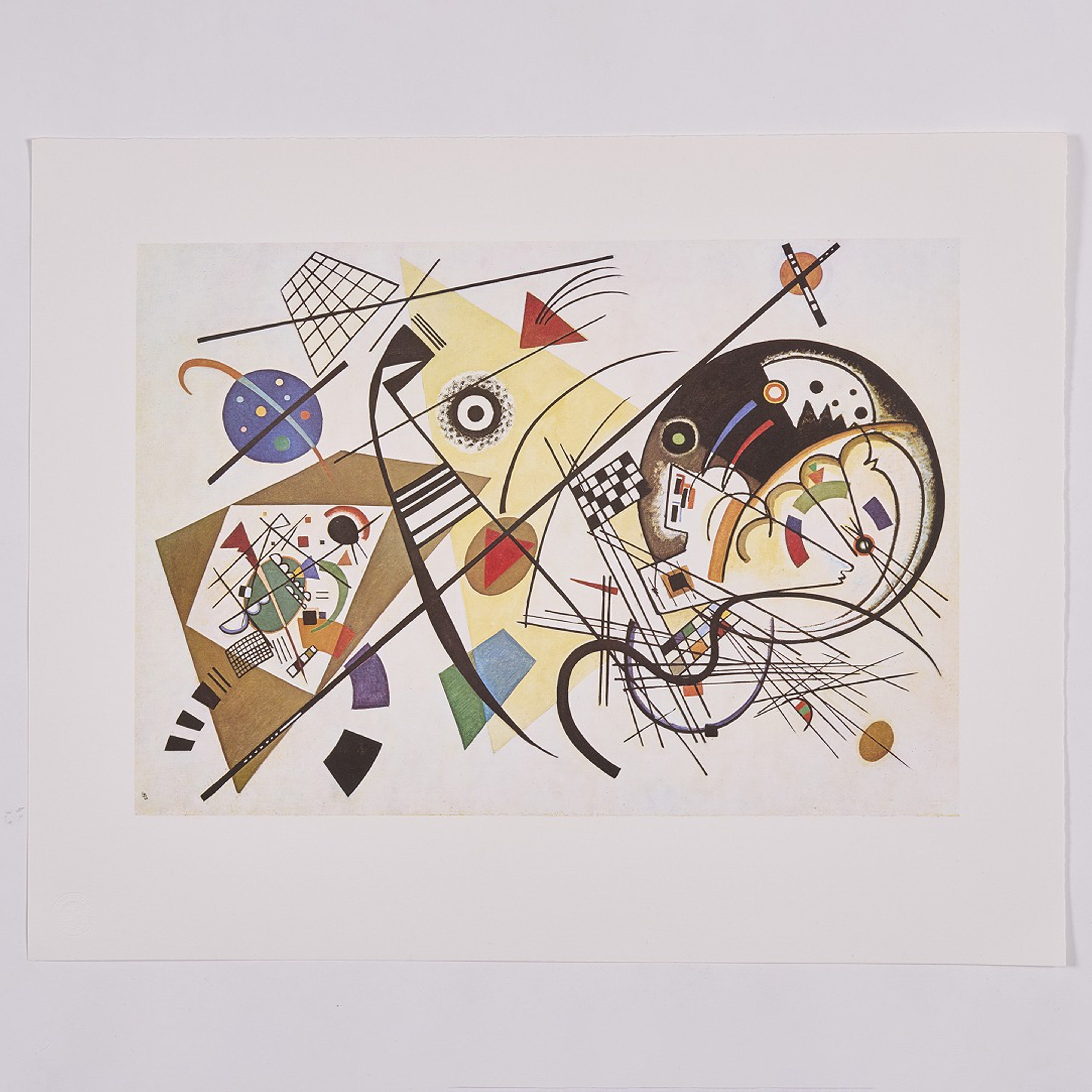 【限定10枚】DURCHGEHENDER STRICH 1923 - printed in 1990 / ワシリー・カンディンスキー