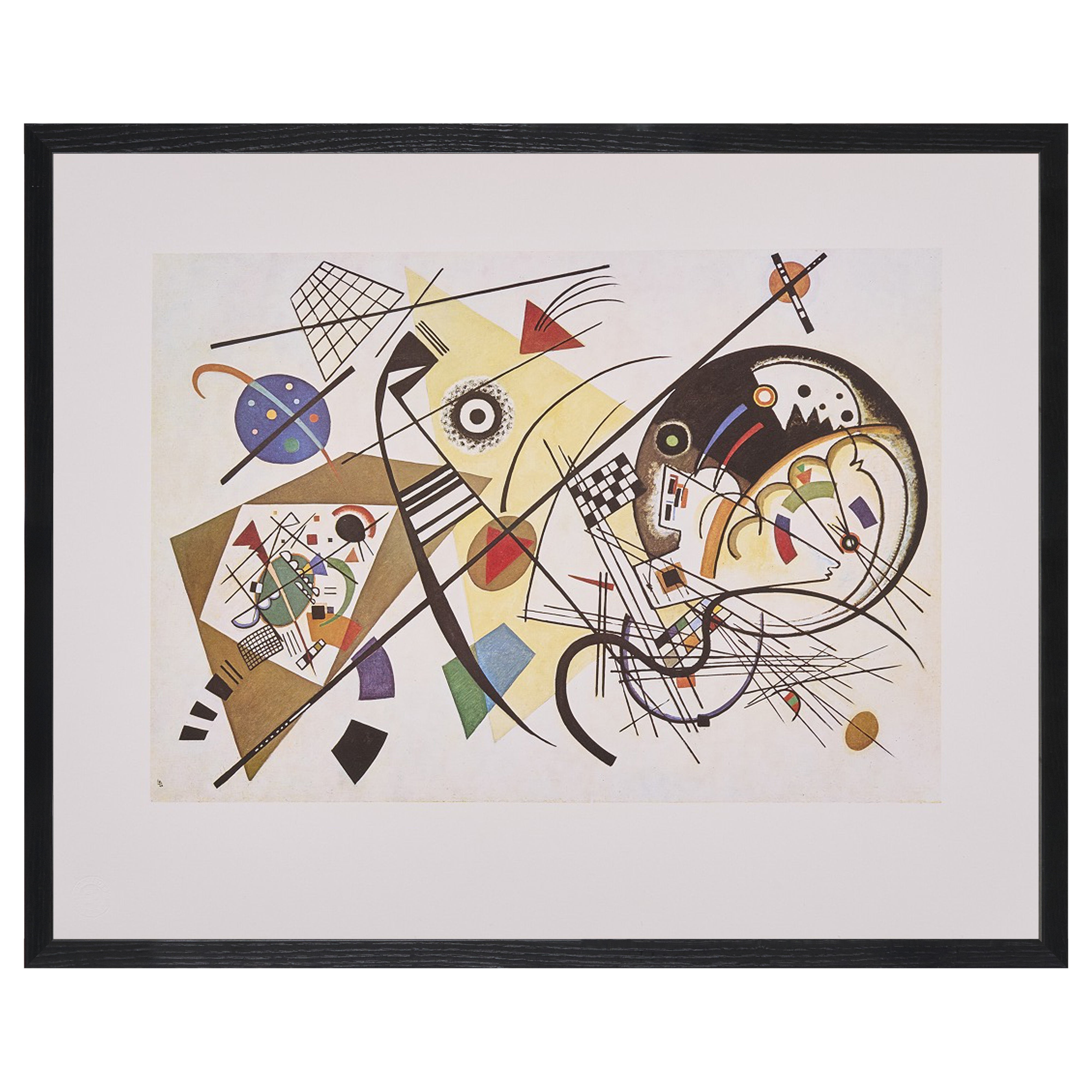 【限定10枚】DURCHGEHENDER STRICH 1923 - printed in 1990 / ワシリー・カンディンスキー