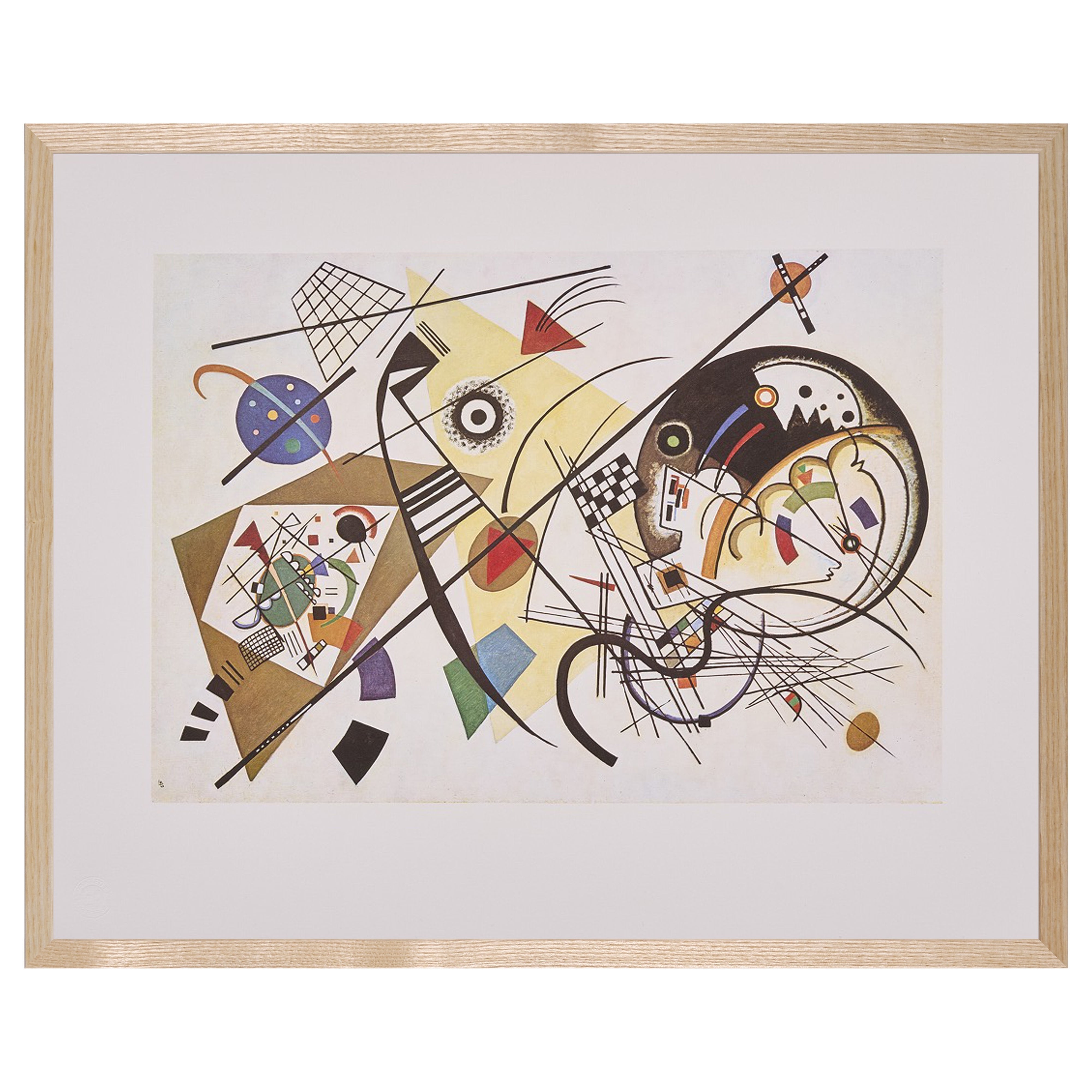 【限定10枚】DURCHGEHENDER STRICH 1923 - printed in 1990 / ワシリー・カンディンスキー