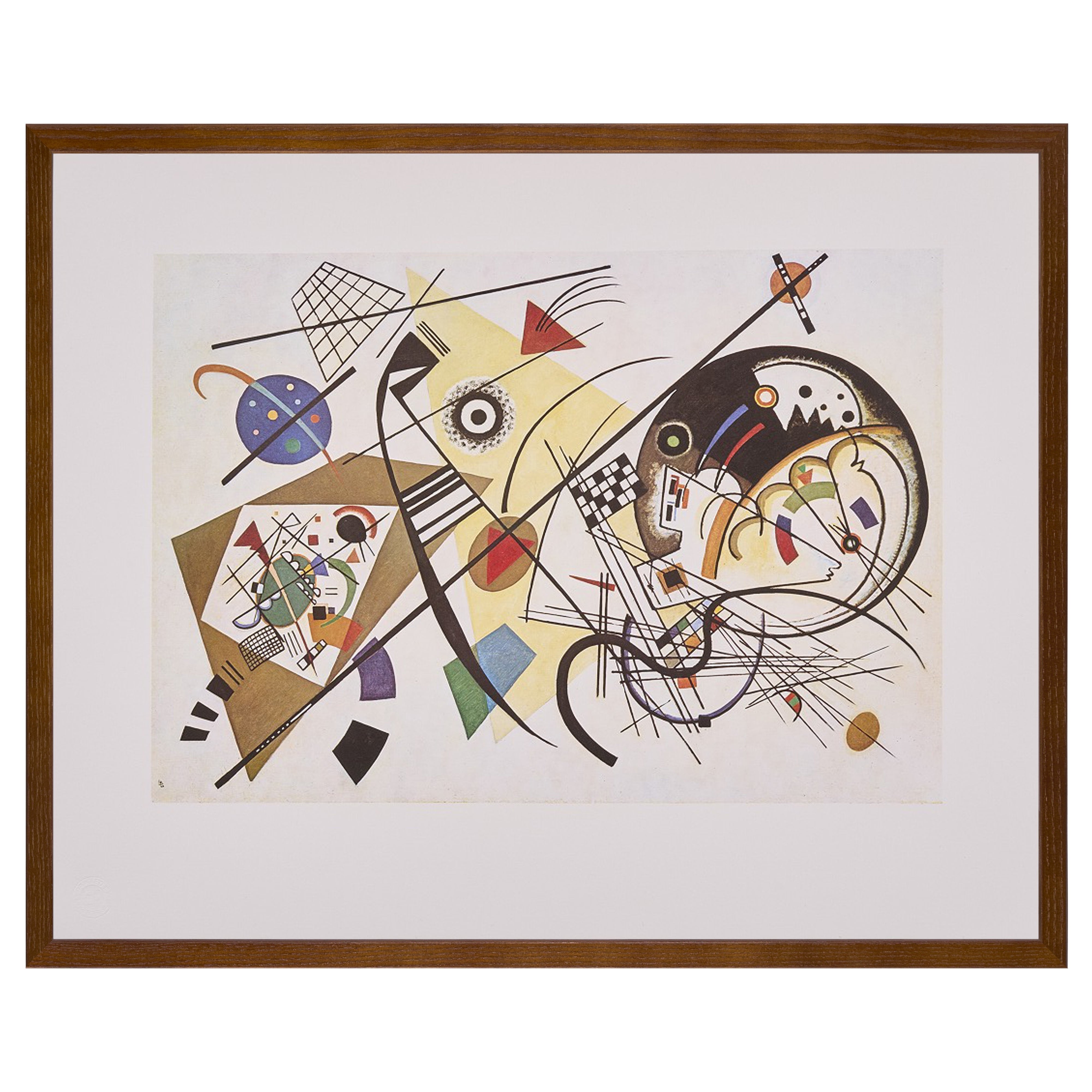 【限定10枚】DURCHGEHENDER STRICH 1923 - printed in 1990 / ワシリー・カンディンスキー