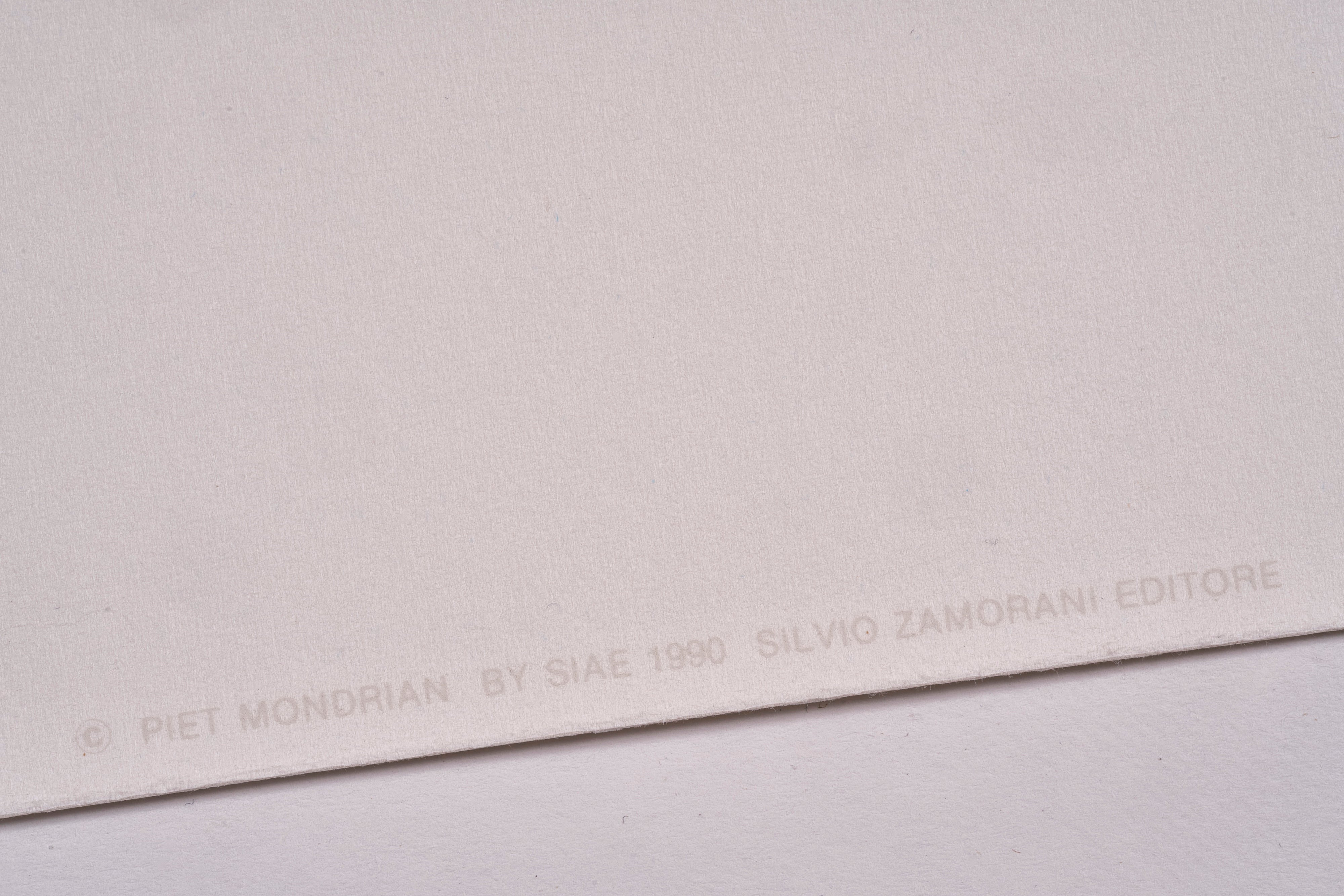 【限定30枚】Composition with Red, Yellow, Blue and Black 1921 - SILVANO ZAMORANI EDITORE 1990 / ピート・モンドリアン