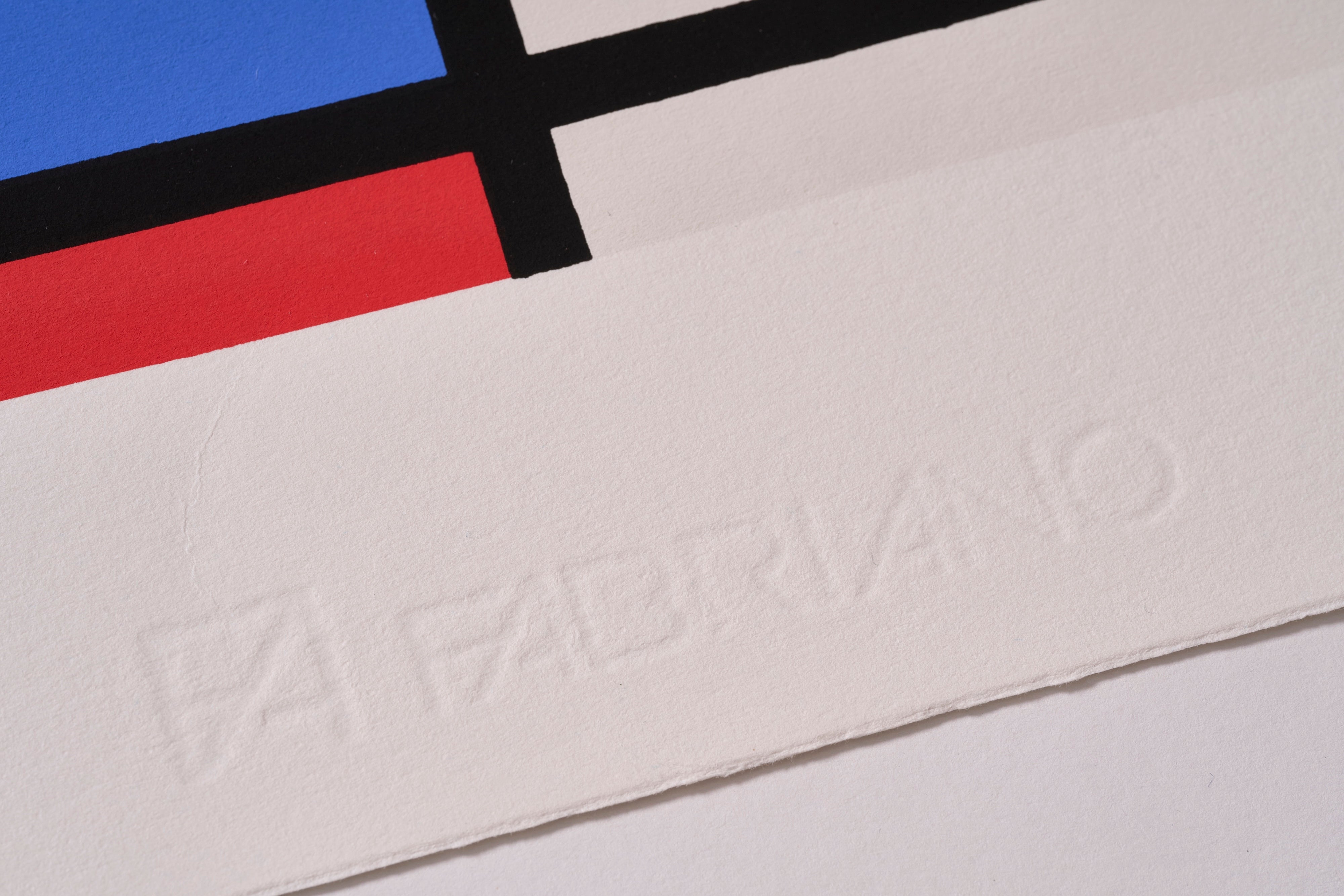 【限定30枚】Composition with Red, Yellow, Blue and Black 1921 - SILVANO ZAMORANI EDITORE 1990 / ピート・モンドリアン