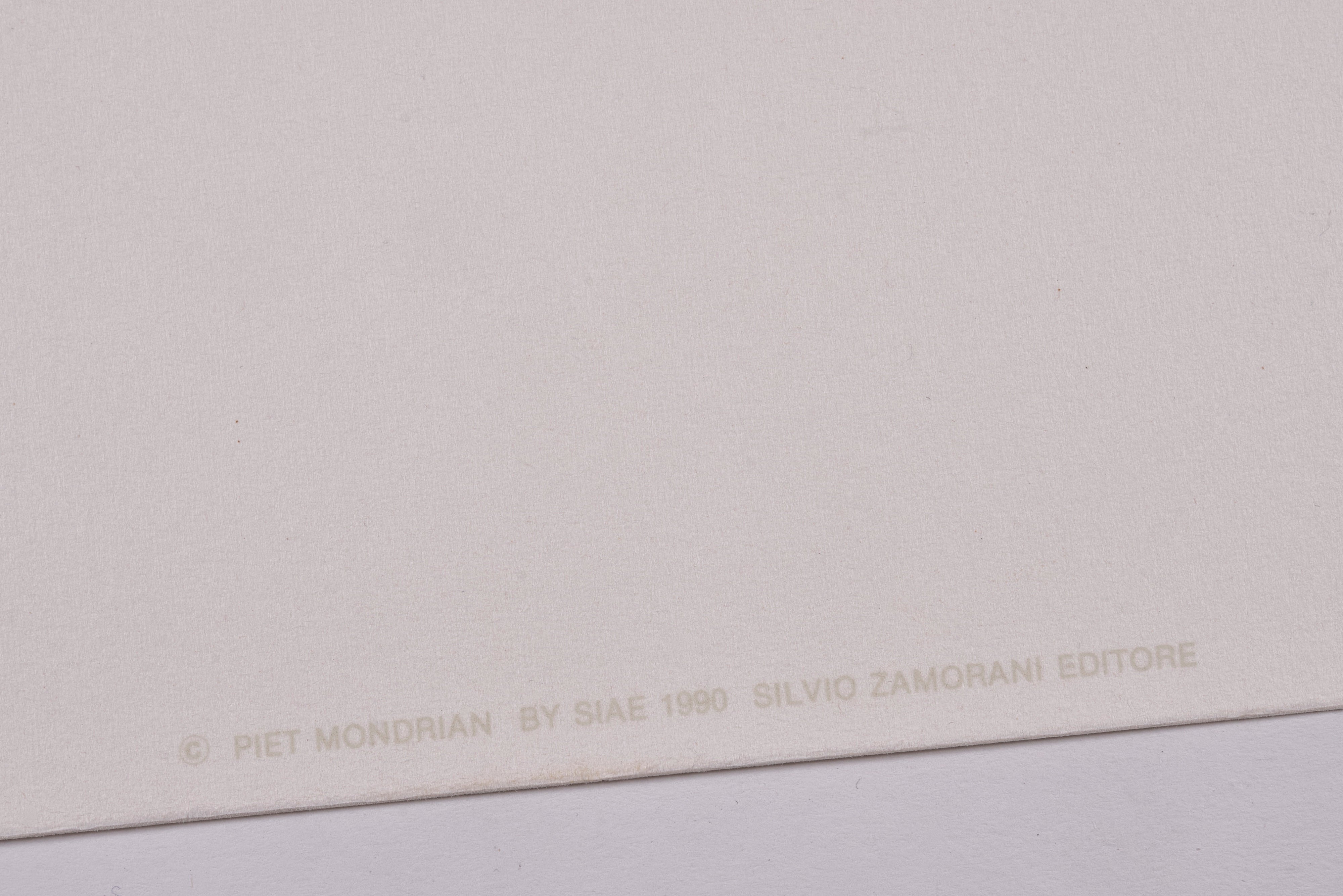 【限定30枚】Composition with Red and Grey 1932 - SILVIO ZAMORANI EDITORE 1990 / ピート・モンドリアン