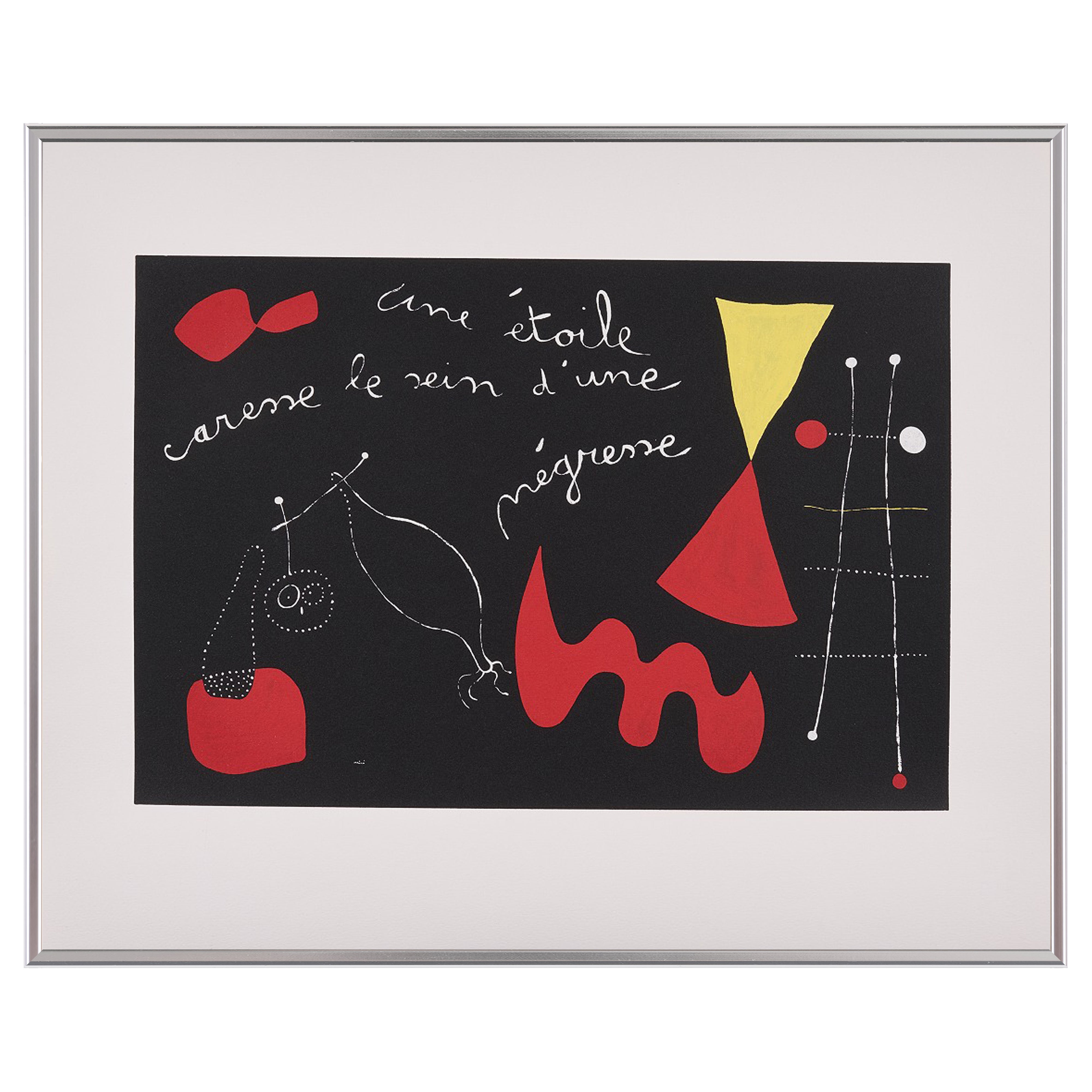 【限定10枚】A Star Caresses the Breast of a Negress 1938 - printed in 1991 / ジョアン・ミロ