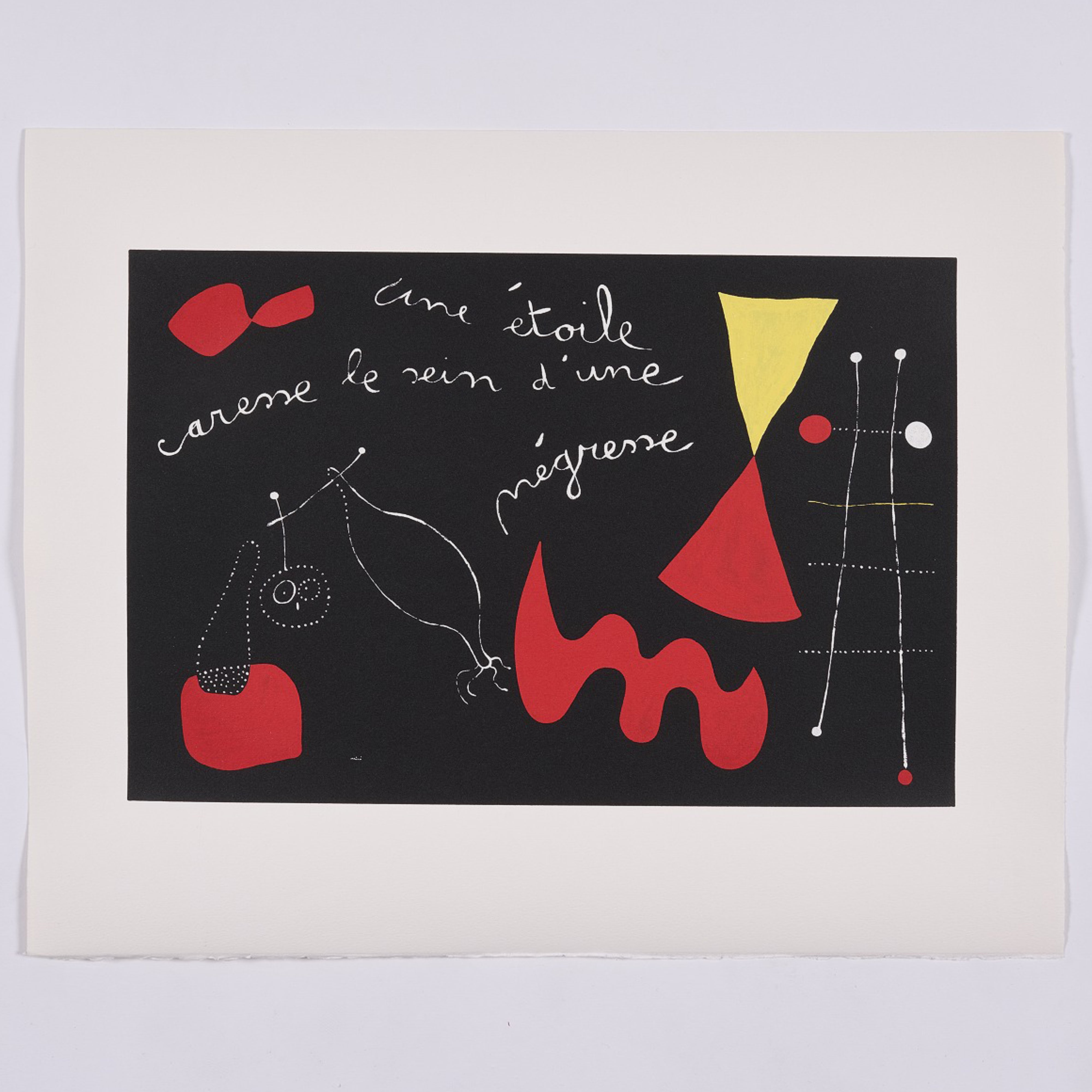 【限定10枚】A Star Caresses the Breast of a Negress 1938 - printed in 1991 / ジョアン・ミロ