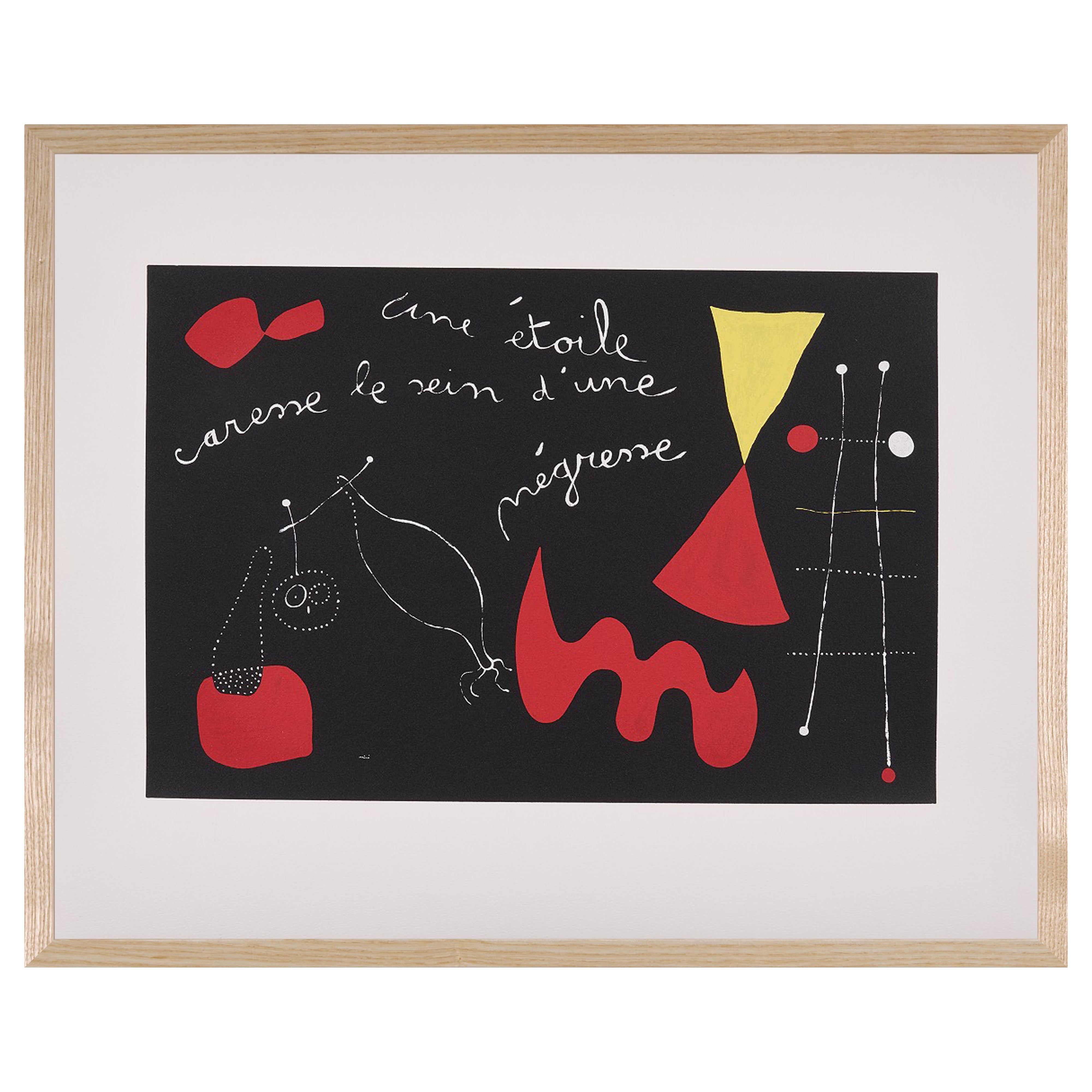 【限定10枚】A Star Caresses the Breast of a Negress 1938 - printed in 1991 / ジョアン・ミロ