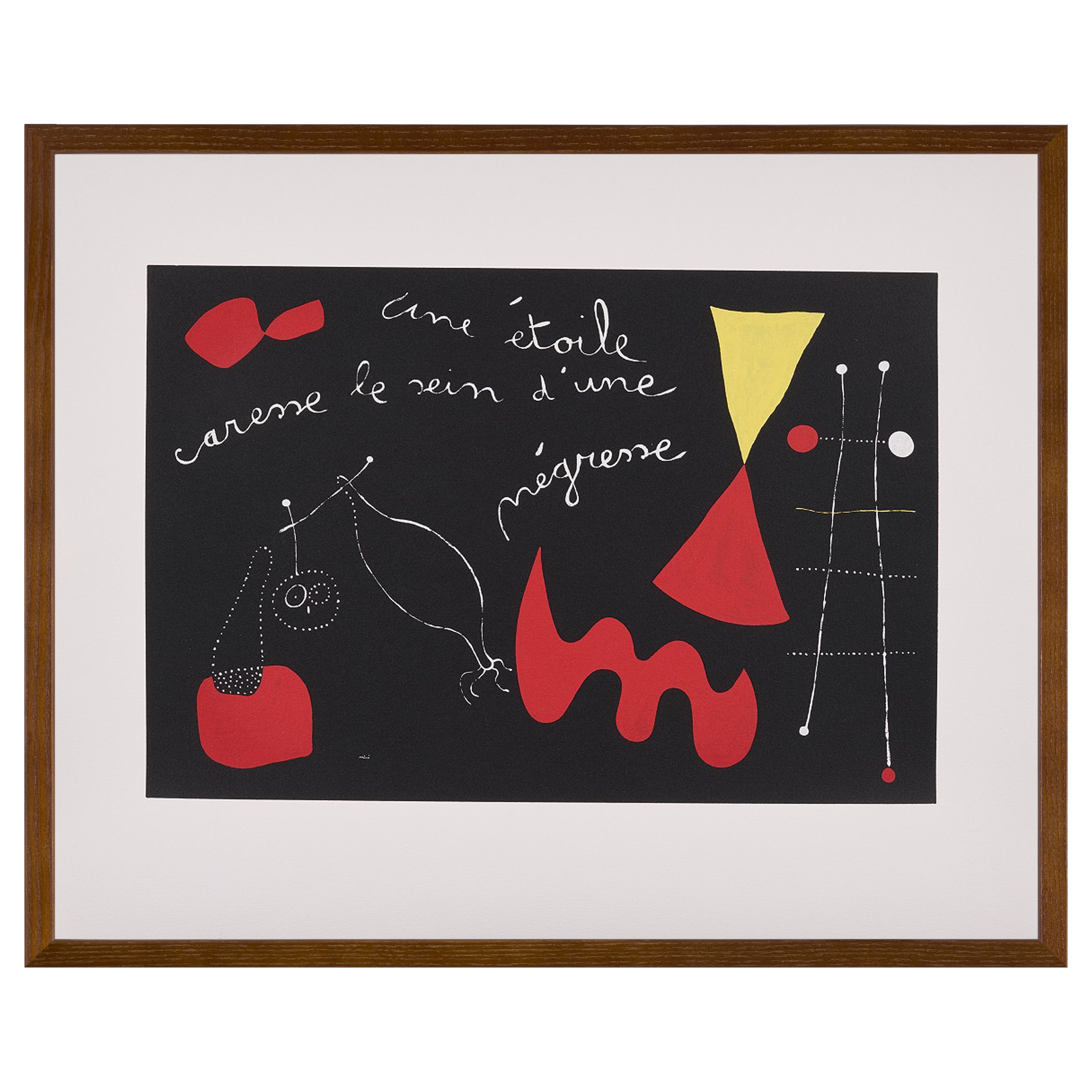 【限定10枚】A Star Caresses the Breast of a Negress 1938 - printed in 1991 / ジョアン・ミロ