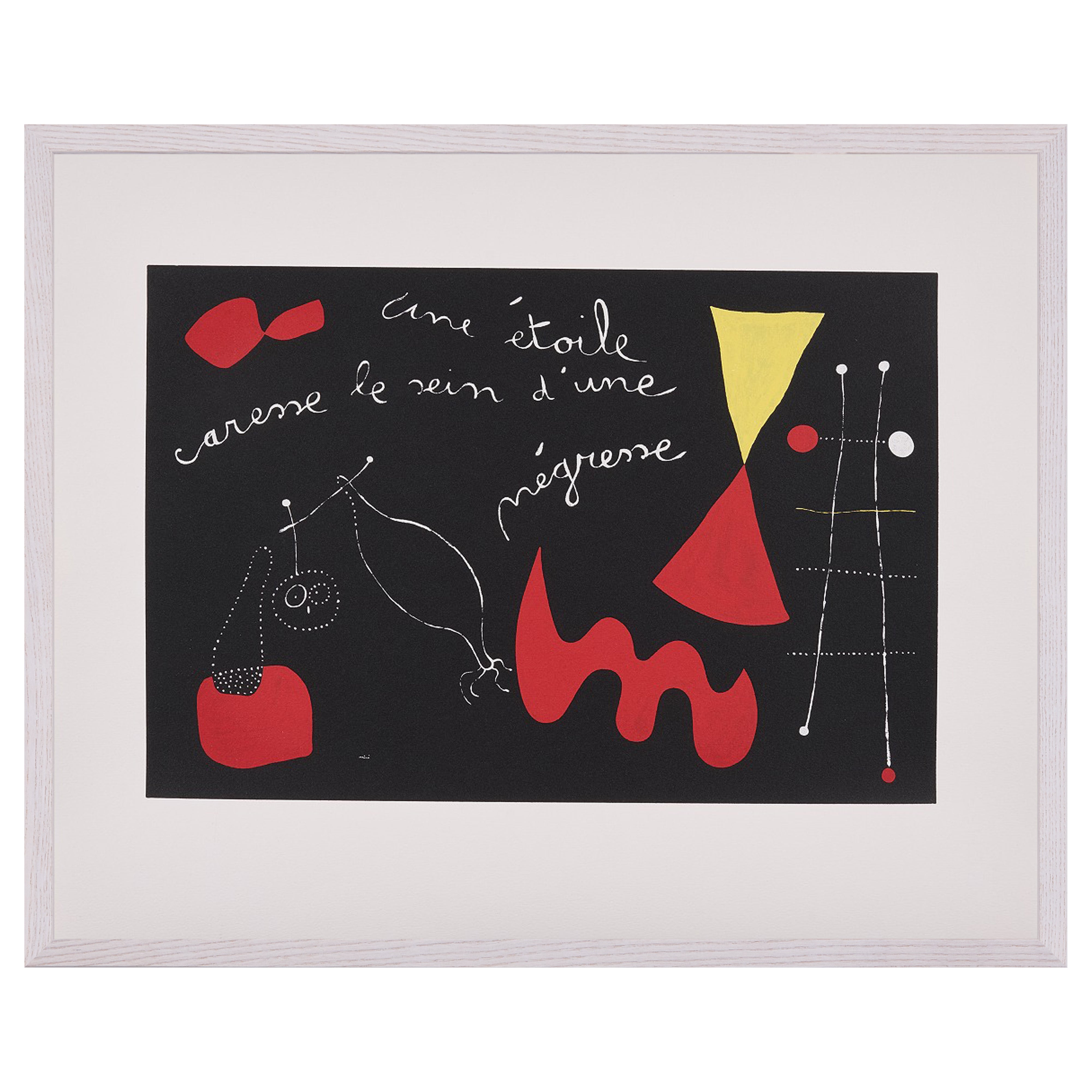 【限定10枚】A Star Caresses the Breast of a Negress 1938 - printed in 1991 / ジョアン・ミロ