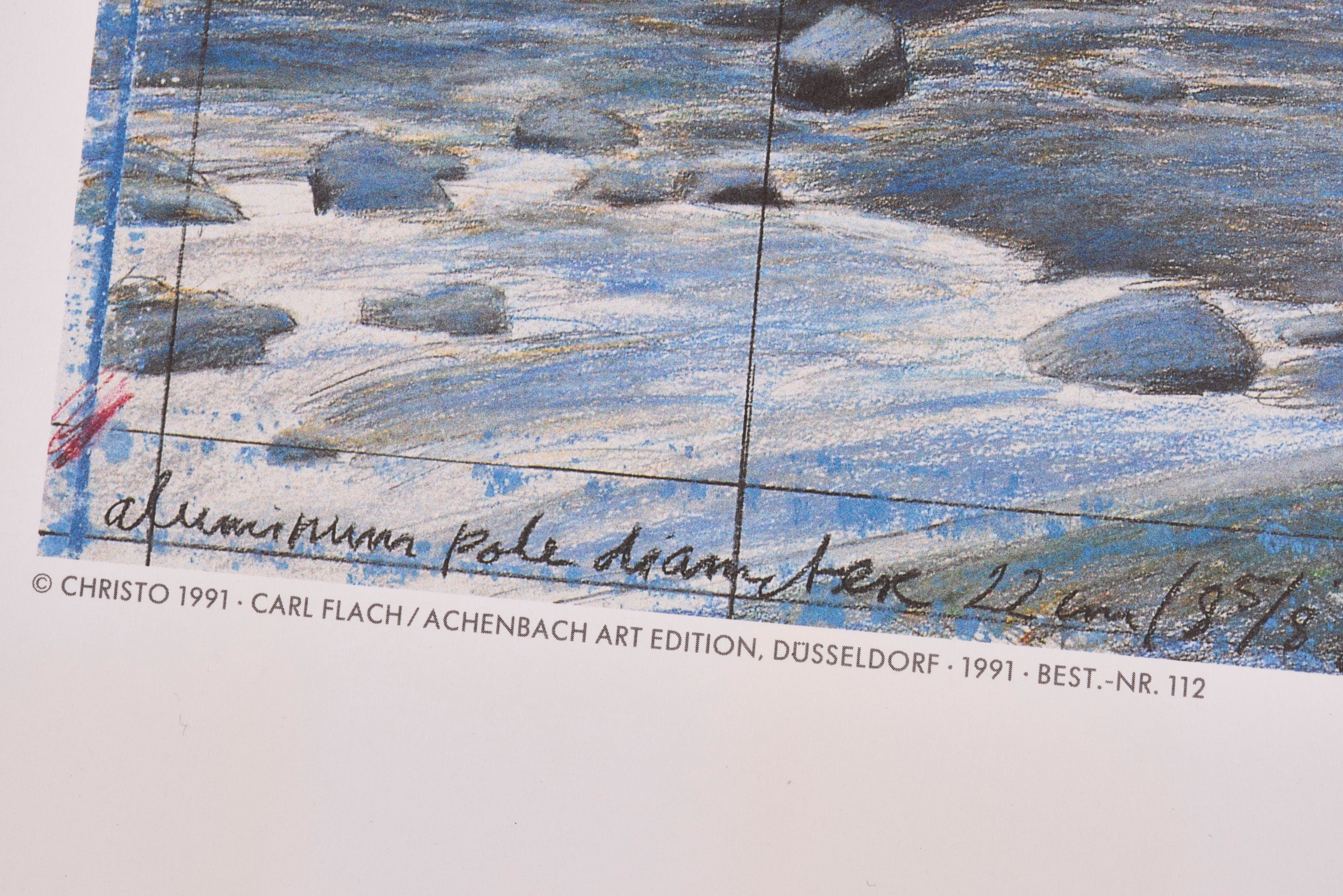 【限定30枚】 The Umbrellas (Japan) 1991 - Carl Flach / Achenbach Art Edition, Düsseldorf 1991 / クリスト&ジャンヌ=クロード