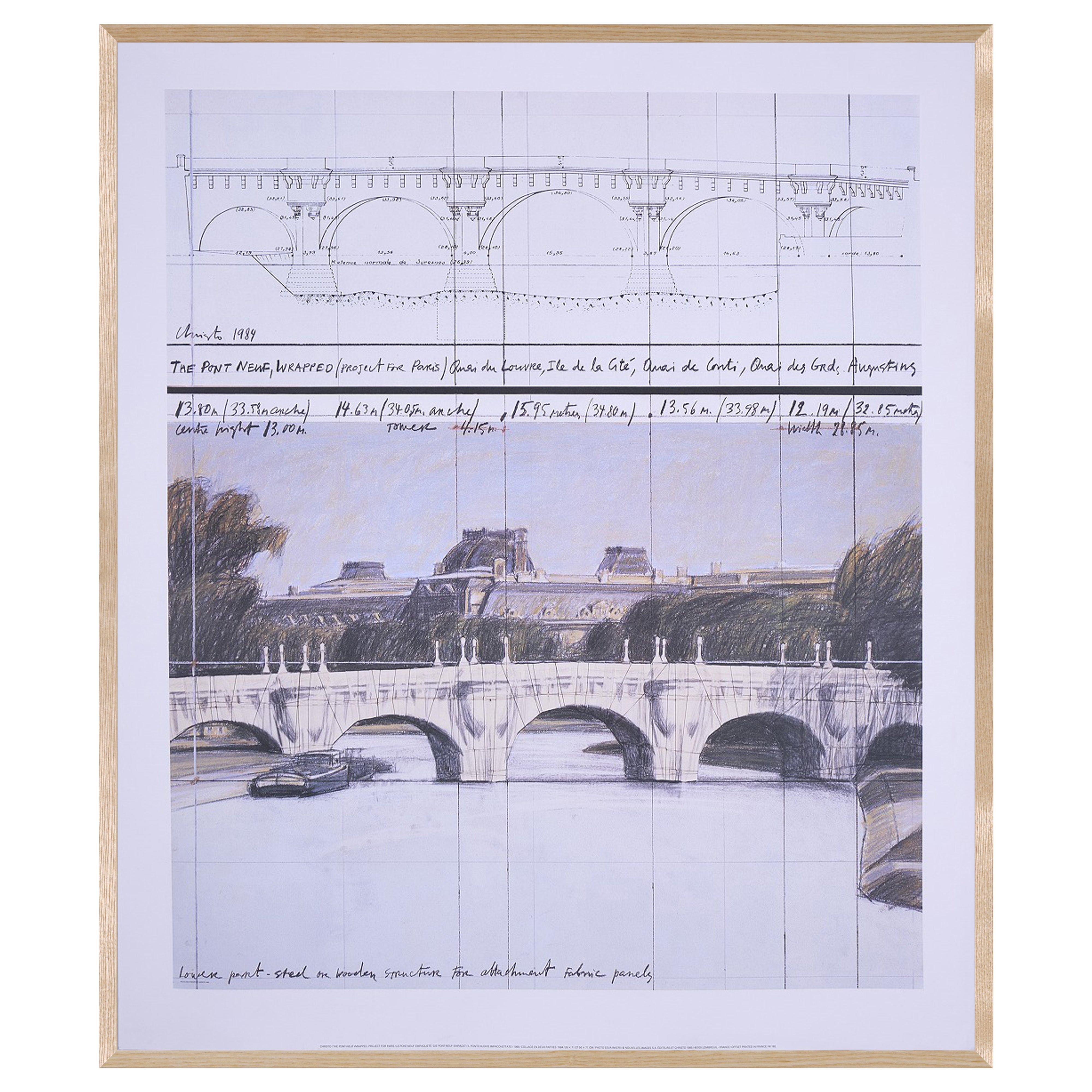 【限定10枚】THE PONT-NEUF WRAPPED, PROJECT FOR PARIS 1985 / クリスト&ジャンヌ=クロード