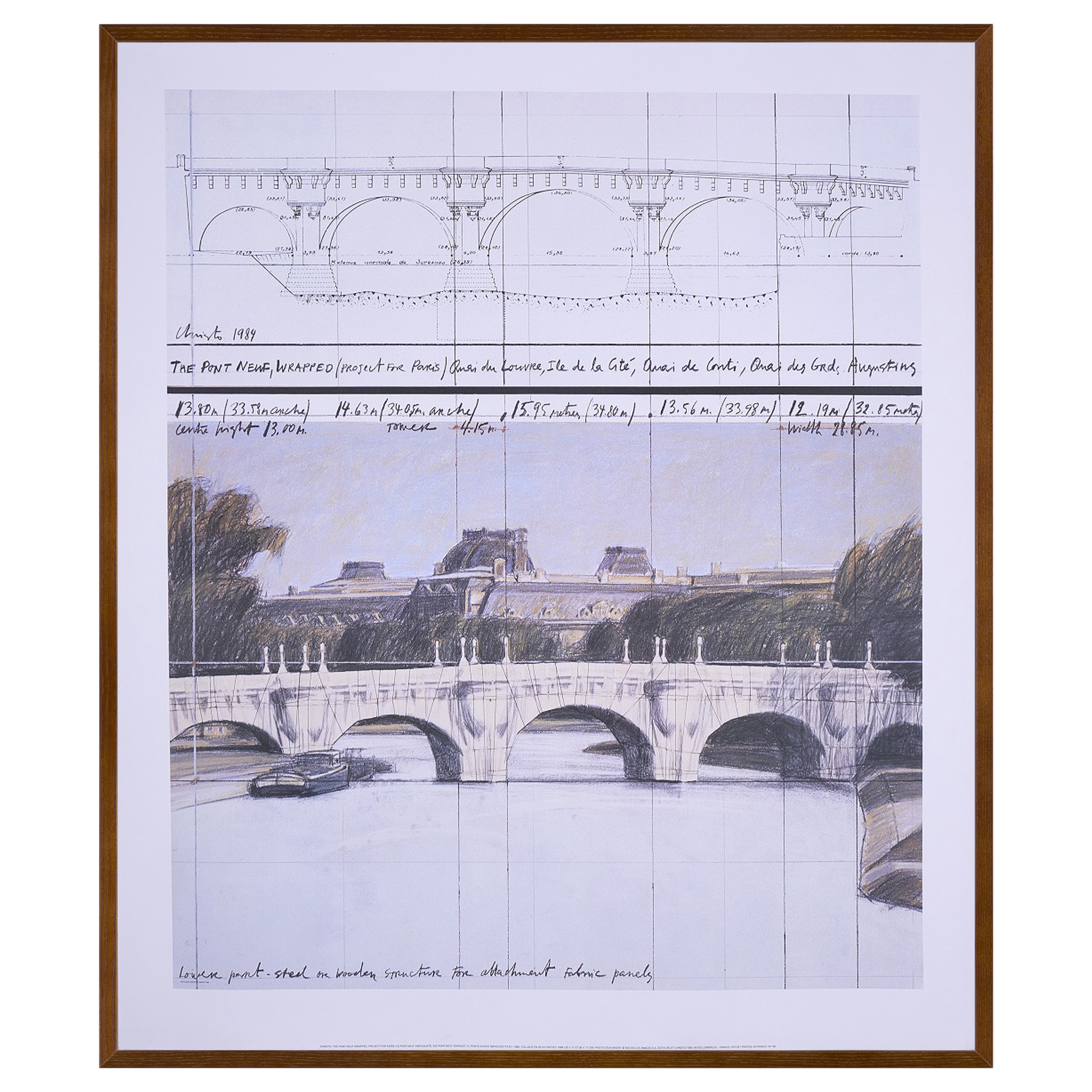 【限定10枚】THE PONT-NEUF WRAPPED, PROJECT FOR PARIS 1985 / クリスト&ジャンヌ=クロード