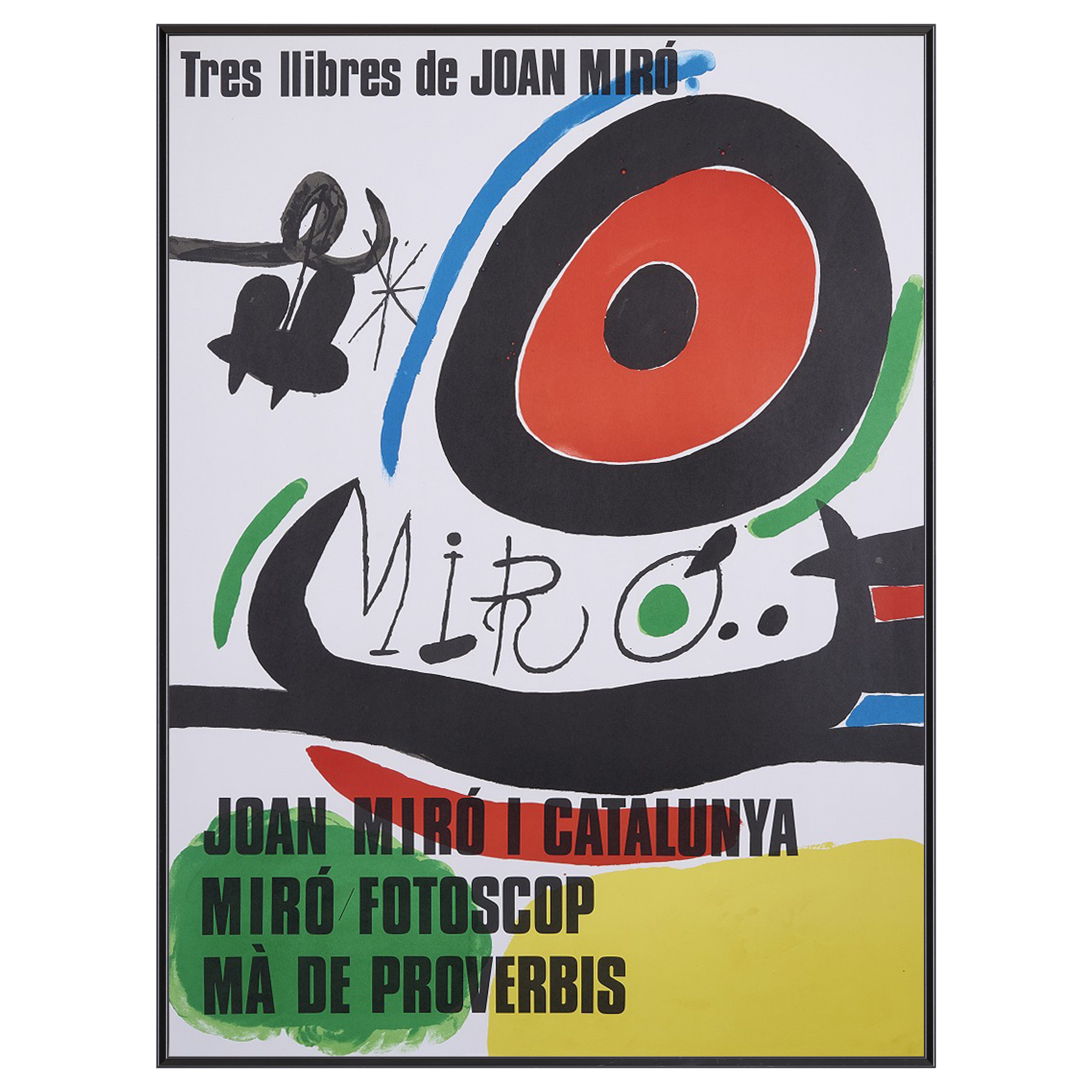 【限定5枚】Tres llibres de JOAN MIRÓ 1970 / ジョアン・ミロ