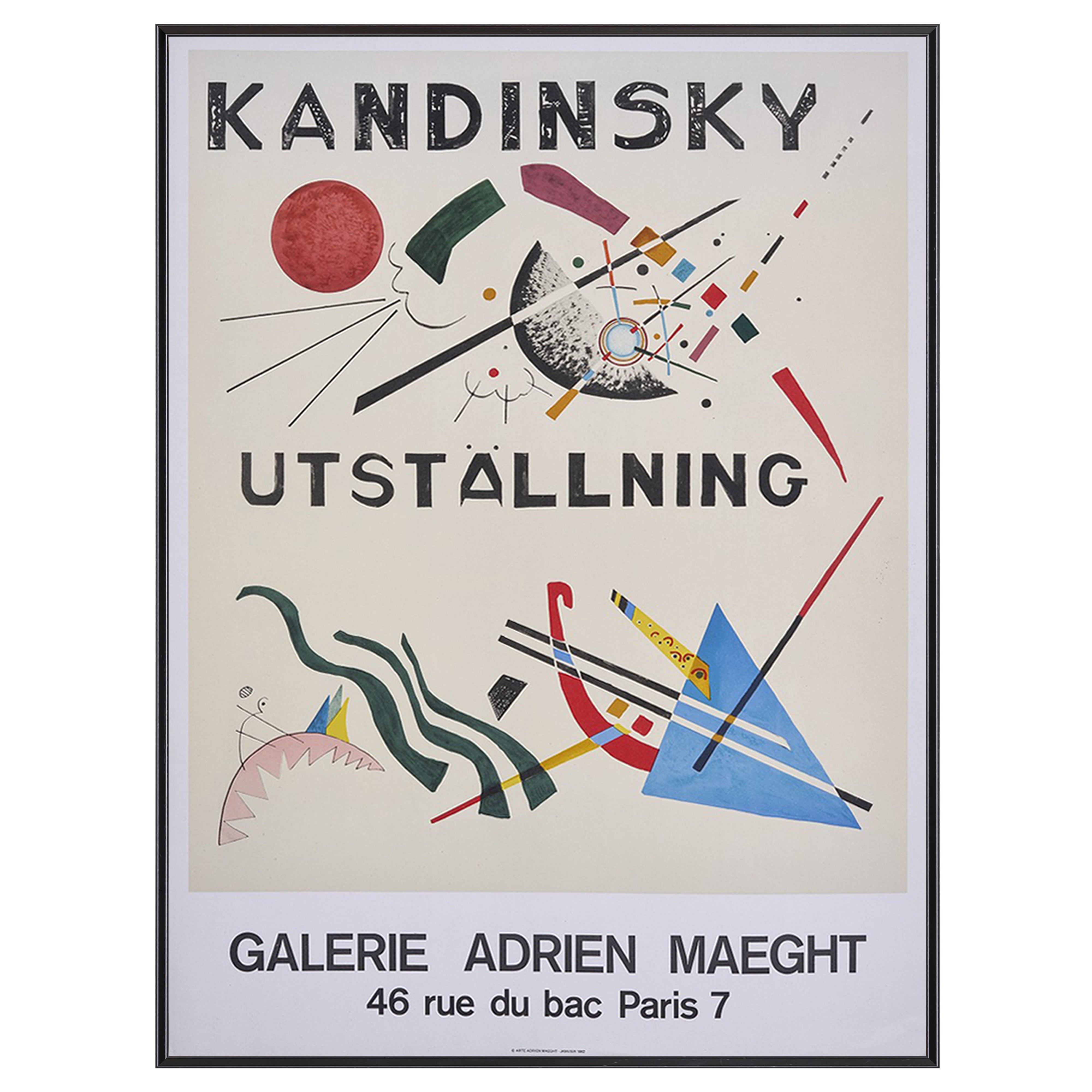 【限定10枚】UTSTALLING / GALERIE ADRIEN MAEGHT 1982 / ワシリー・カンディンスキー