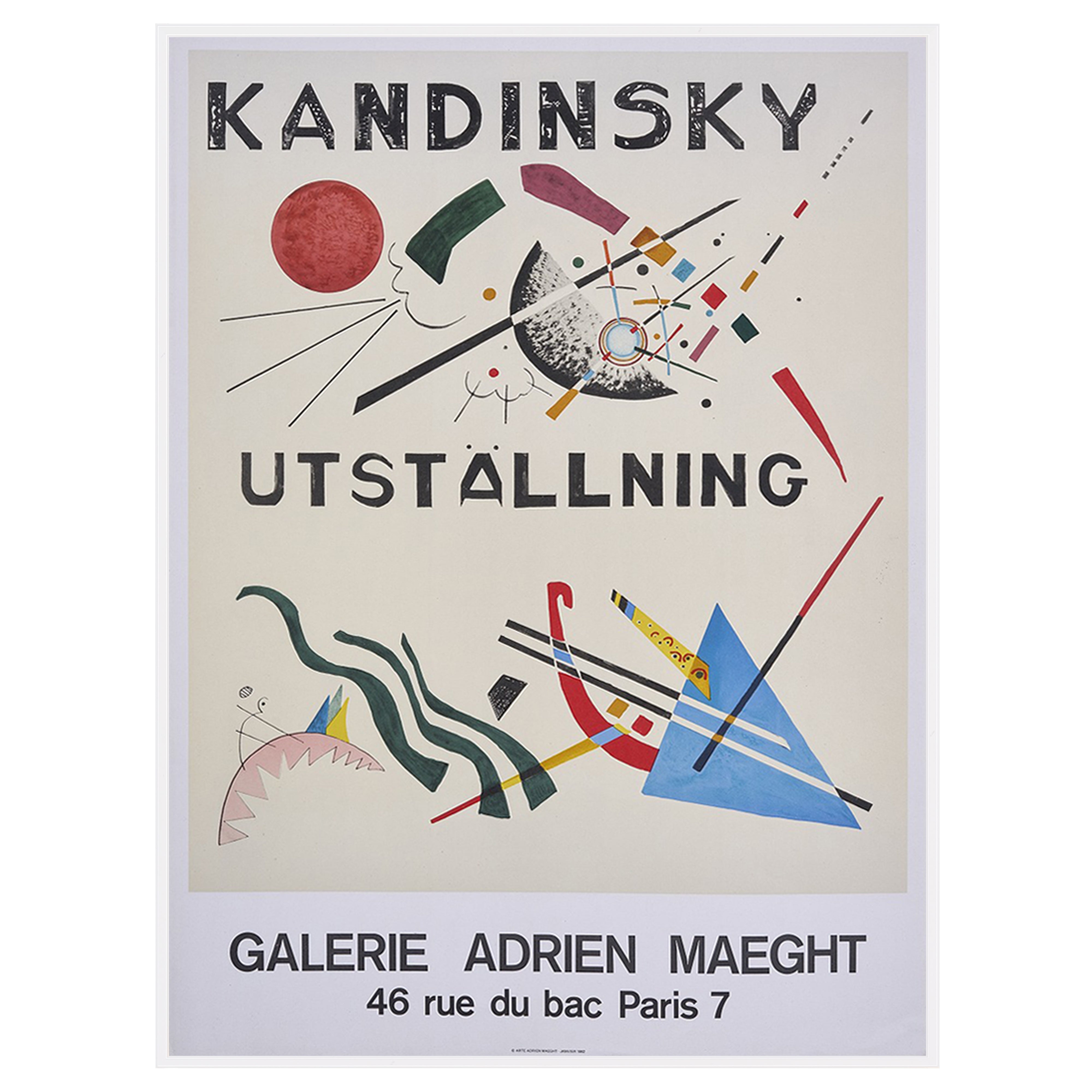 【限定10枚】UTSTALLING / GALERIE ADRIEN MAEGHT 1982 / ワシリー・カンディンスキー