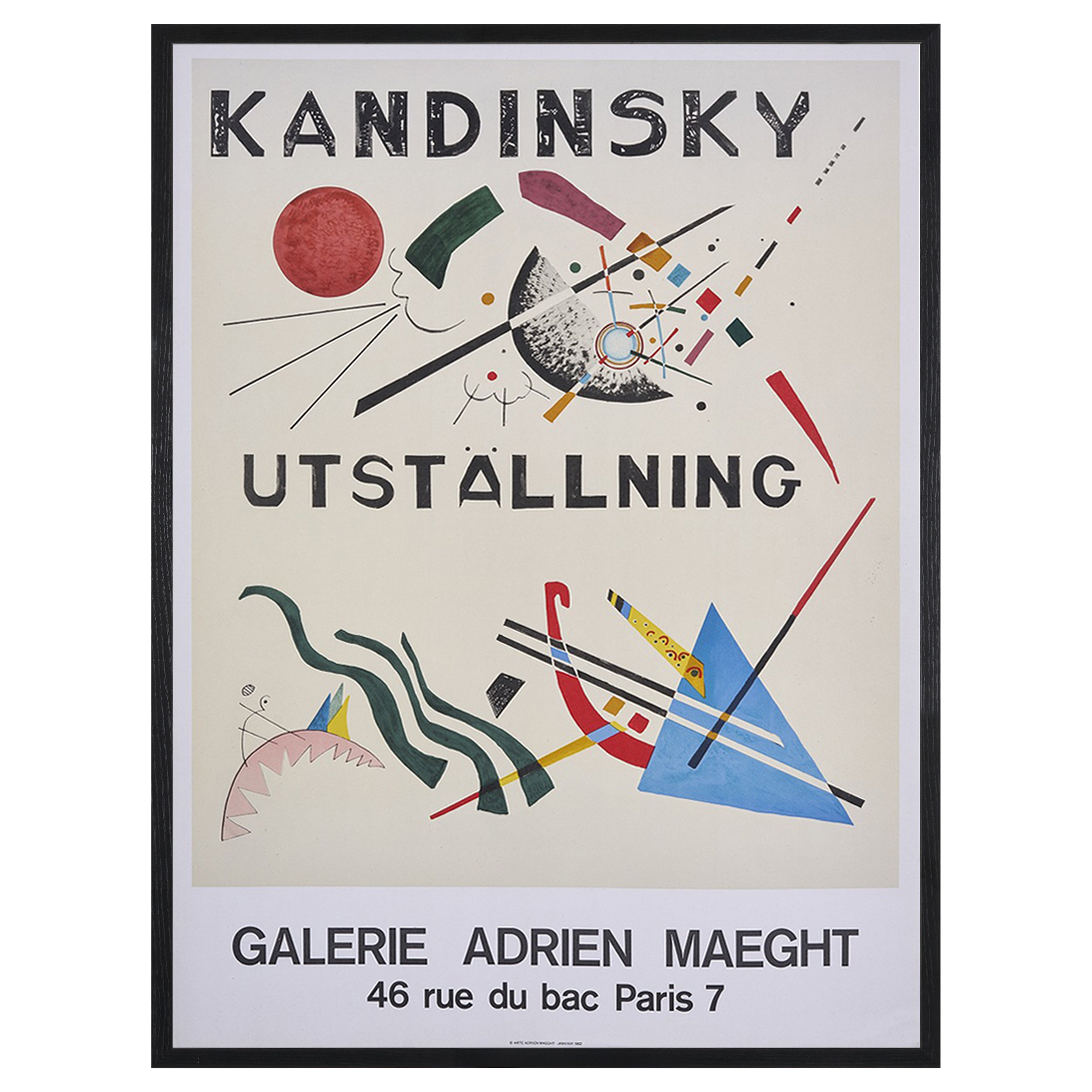 【限定10枚】UTSTALLING / GALERIE ADRIEN MAEGHT 1982 / ワシリー・カンディンスキー