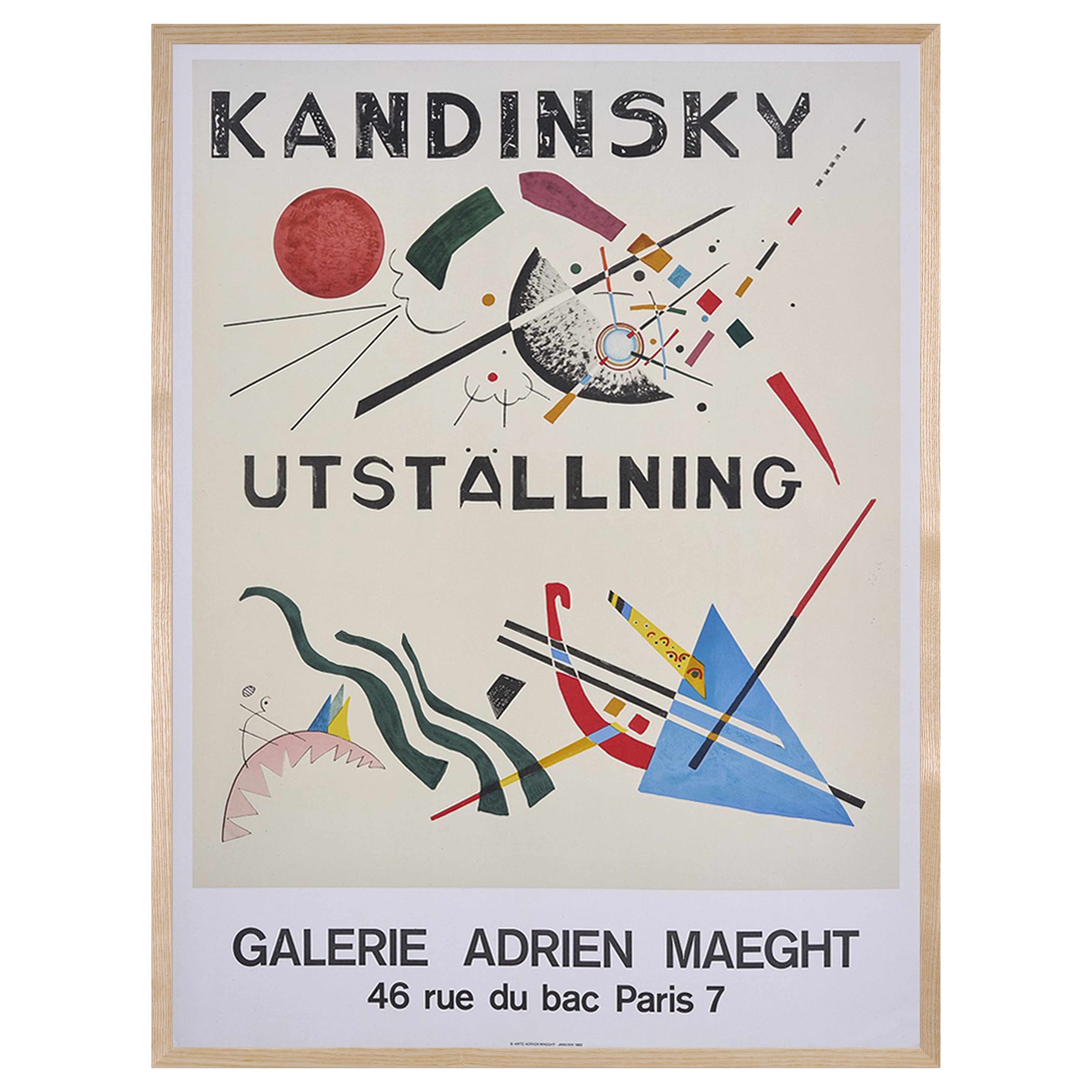 【限定10枚】UTSTALLING / GALERIE ADRIEN MAEGHT 1982 / ワシリー・カンディンスキー