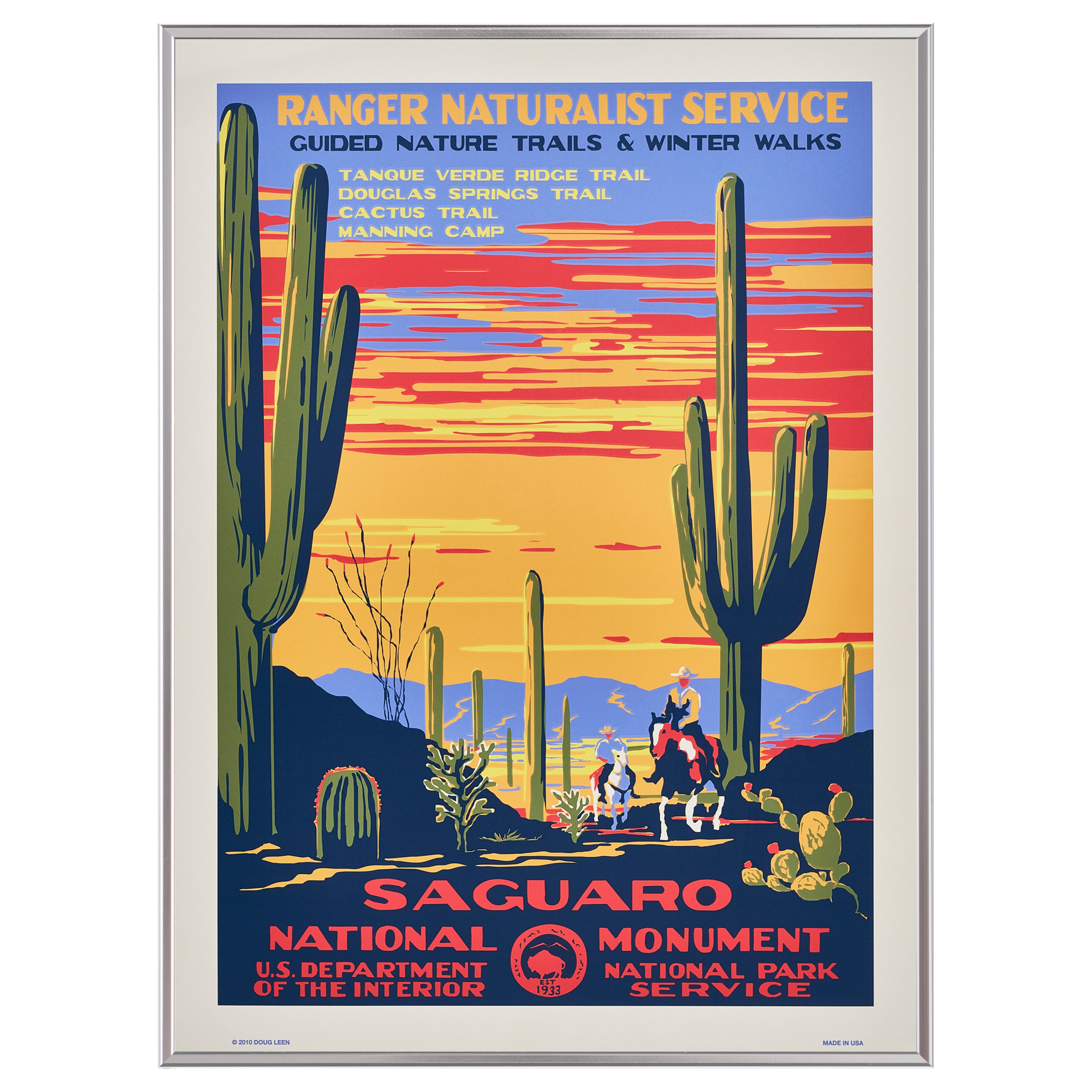 再入荷【限定5枚】サワロ国立公園 / アメリカ国立公園ポスター