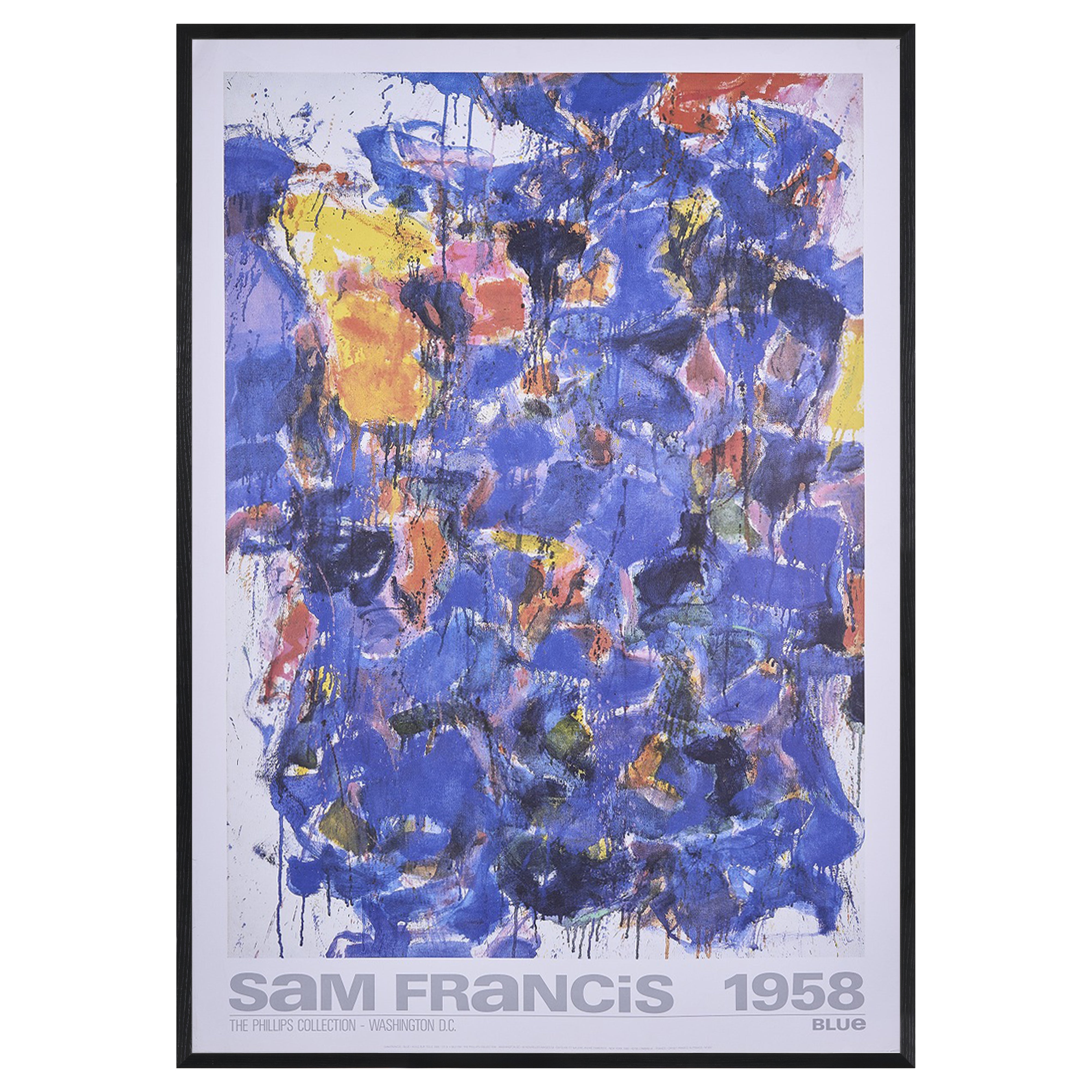 【限定10枚】BLUE 1958 - THE PHILLIPS COLLECTION - WASHINGTON D.C. 1988 / サム・フランシス