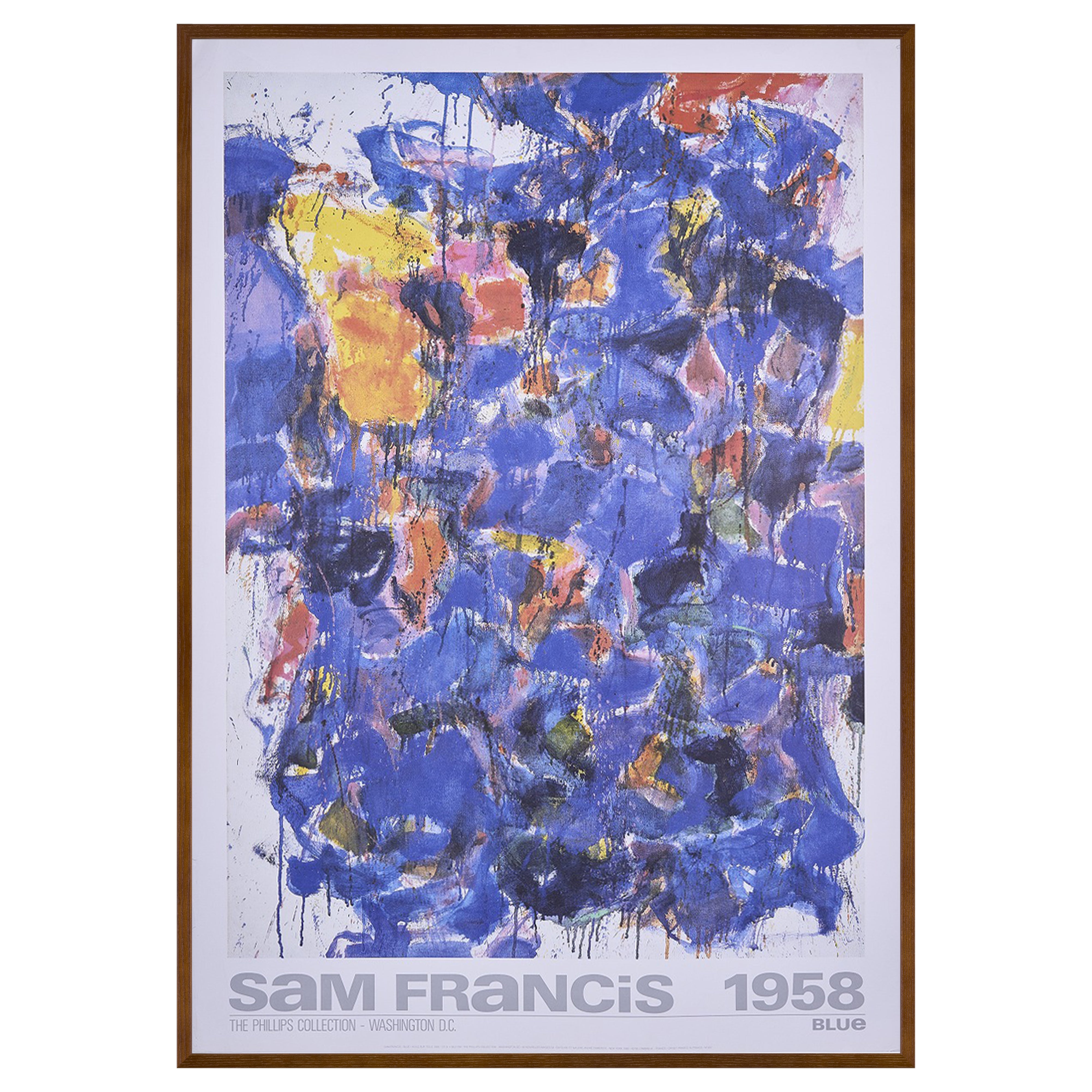 【限定10枚】BLUE 1958 - THE PHILLIPS COLLECTION - WASHINGTON D.C. 1988 / サム・フランシス