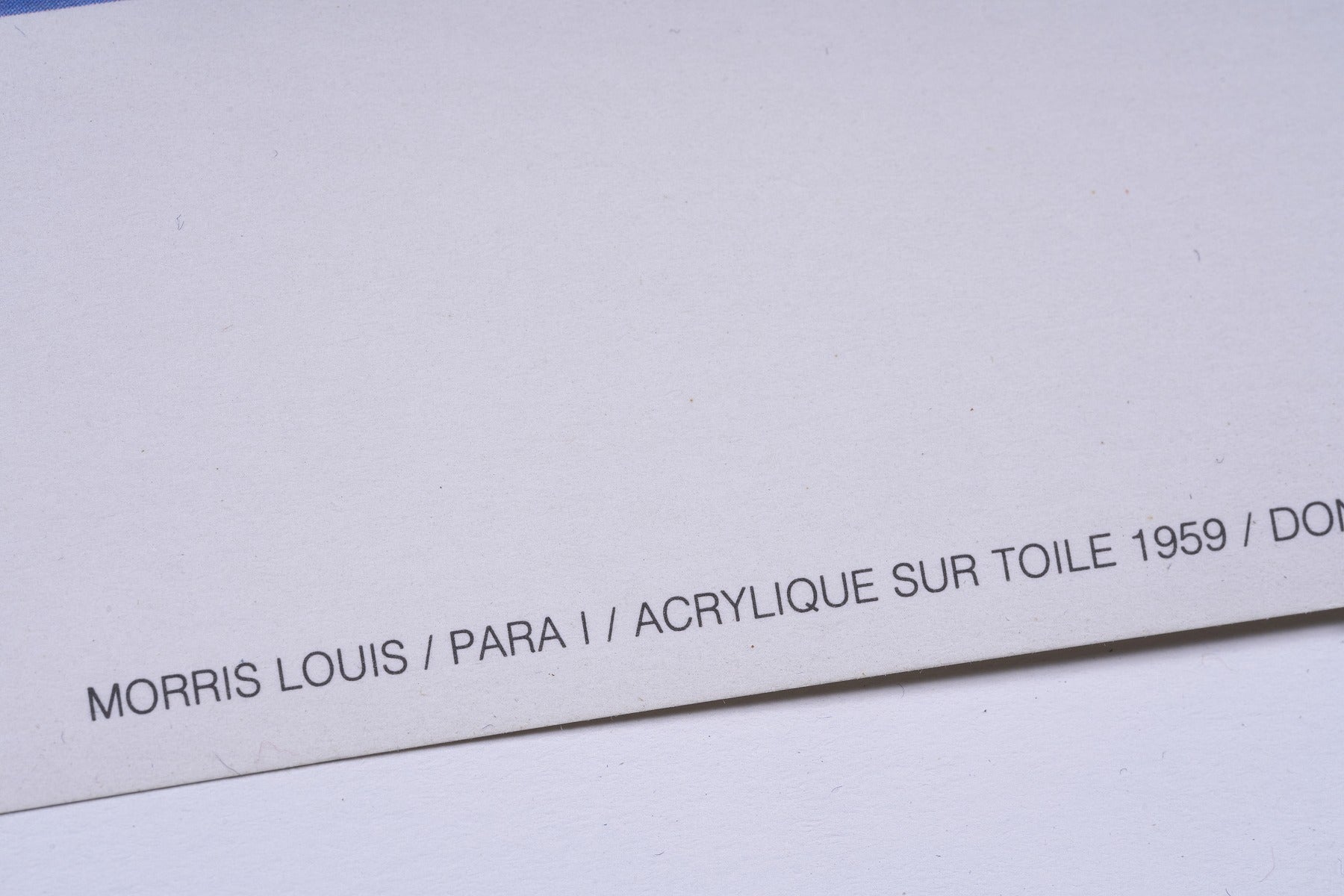 【限定10枚】PARA I 1959 / モーリス・ルイス