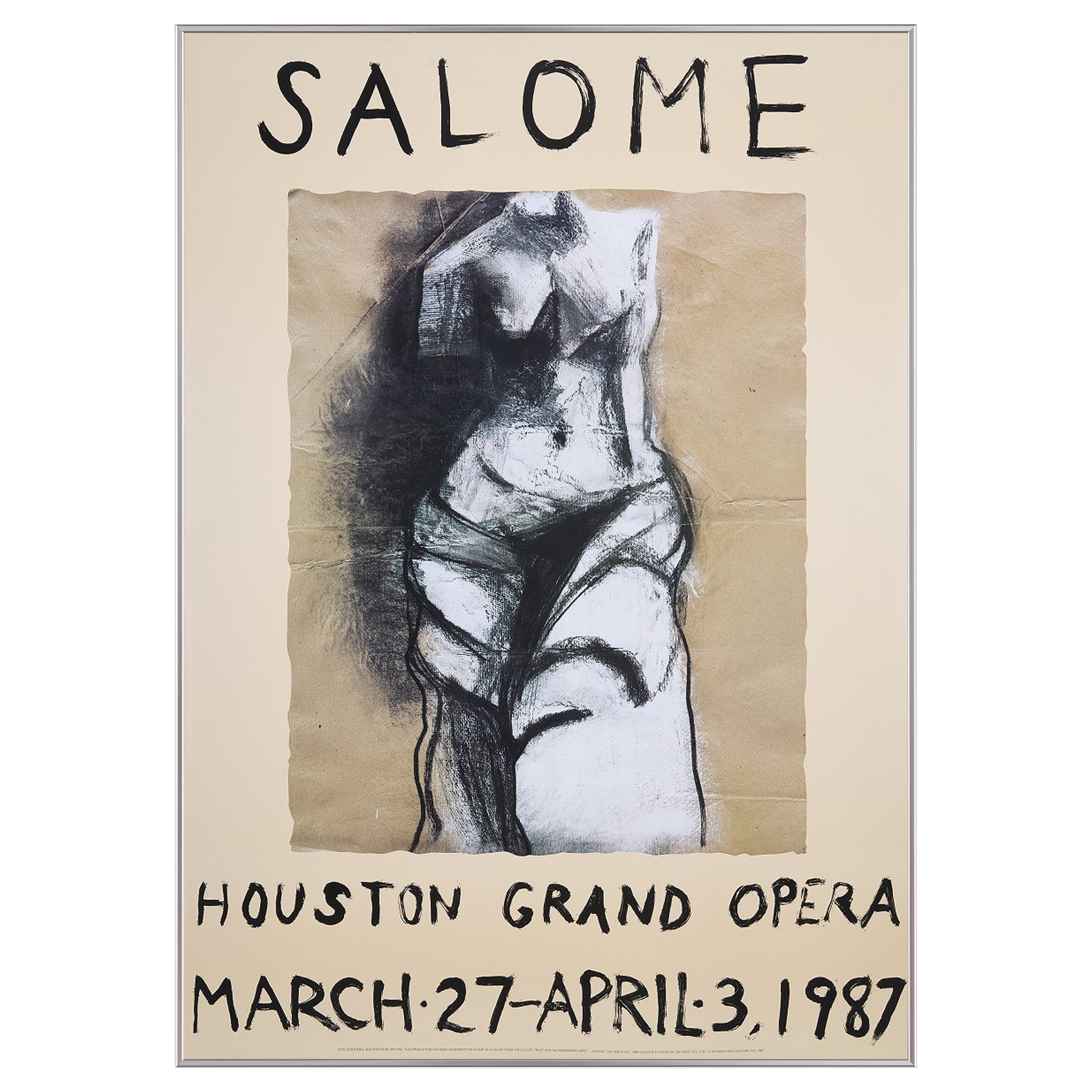 【限定10枚】 The Venus Veuil 1986 - "SALOME" HOUSTON GRAND OPERA 1987 / ジム・ダイン