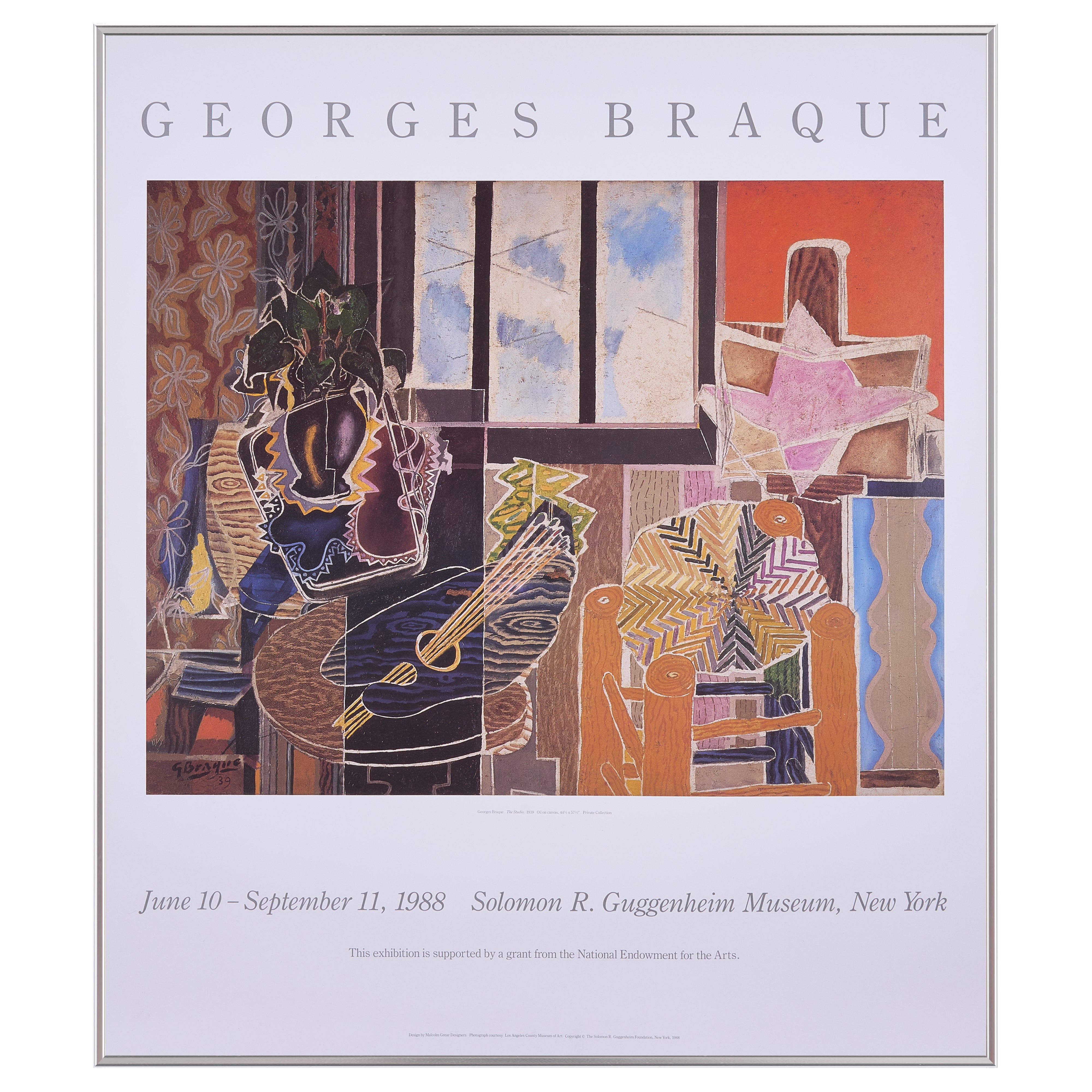 【限定10枚】The Studio 1939 - Solomon R. Guggennheim Museum New York 1988 / ジョルジュ・ブラック