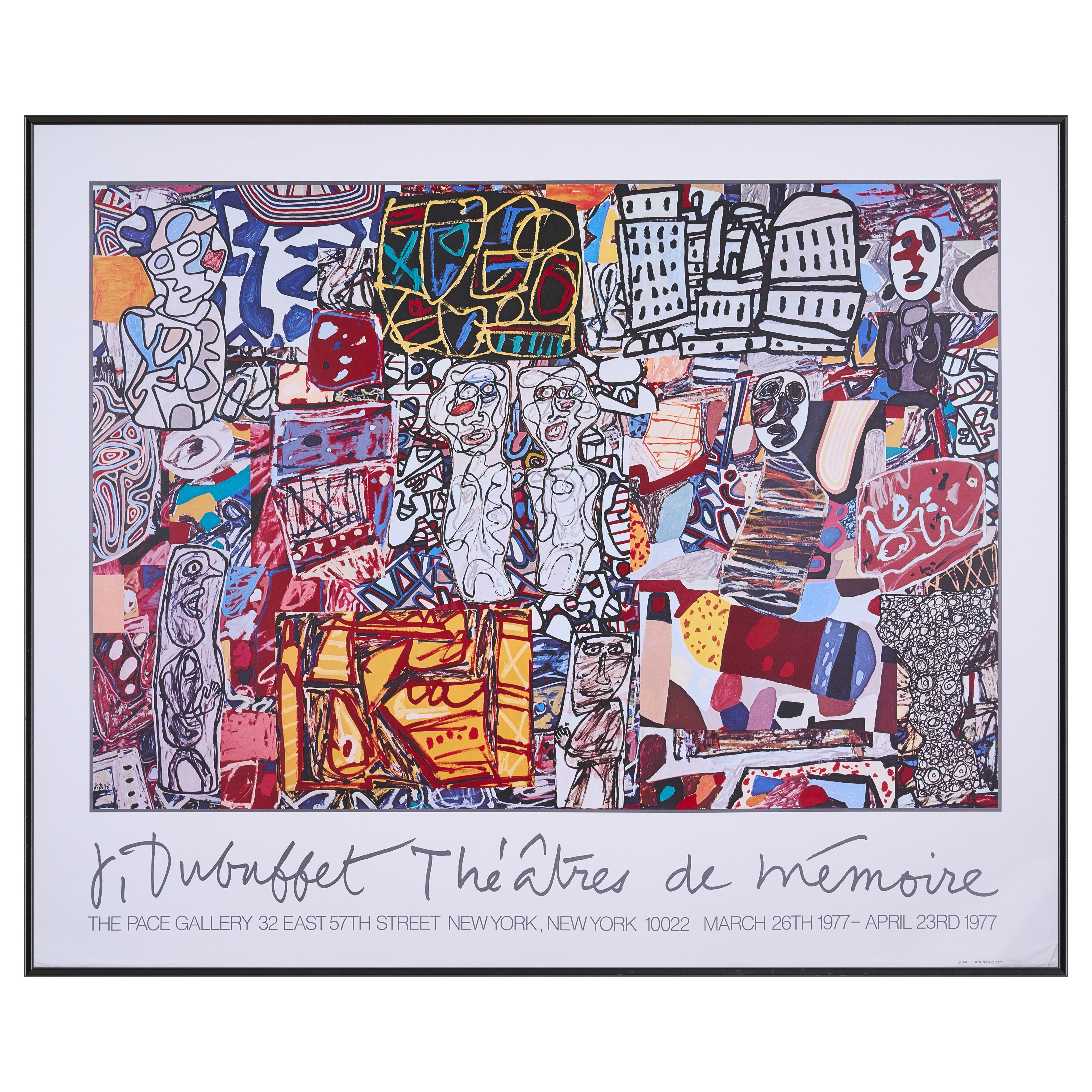【限定10枚】Théâtre De Mémoire 1976- The Pace Gallery New York 1977 / ジャン・デュビュッフェ