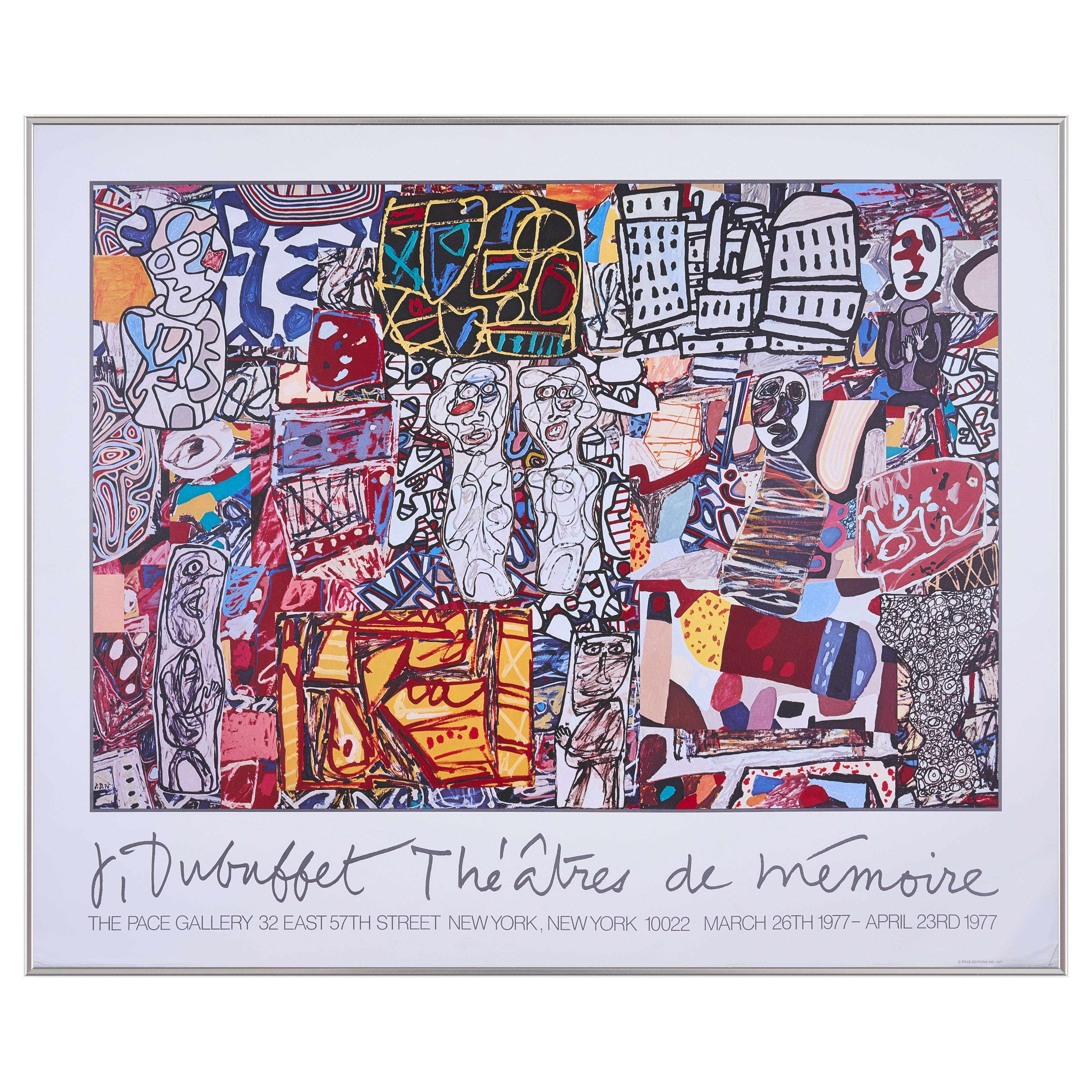 【限定10枚】Théâtre De Mémoire 1976- The Pace Gallery New York 1977 / ジャン・デュビュッフェ
