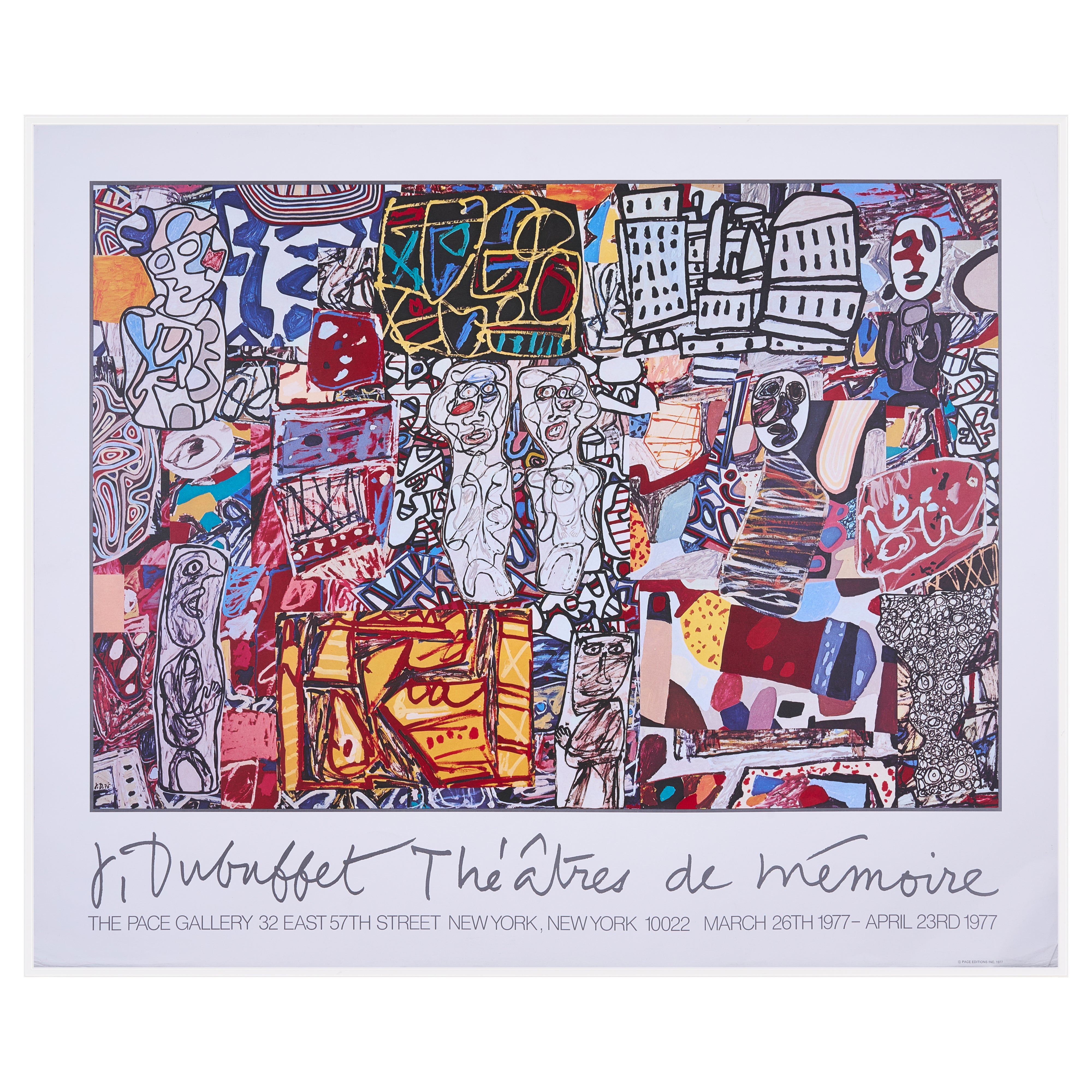 【限定10枚】Théâtre De Mémoire 1976- The Pace Gallery New York 1977 / ジャン・デュビュッフェ
