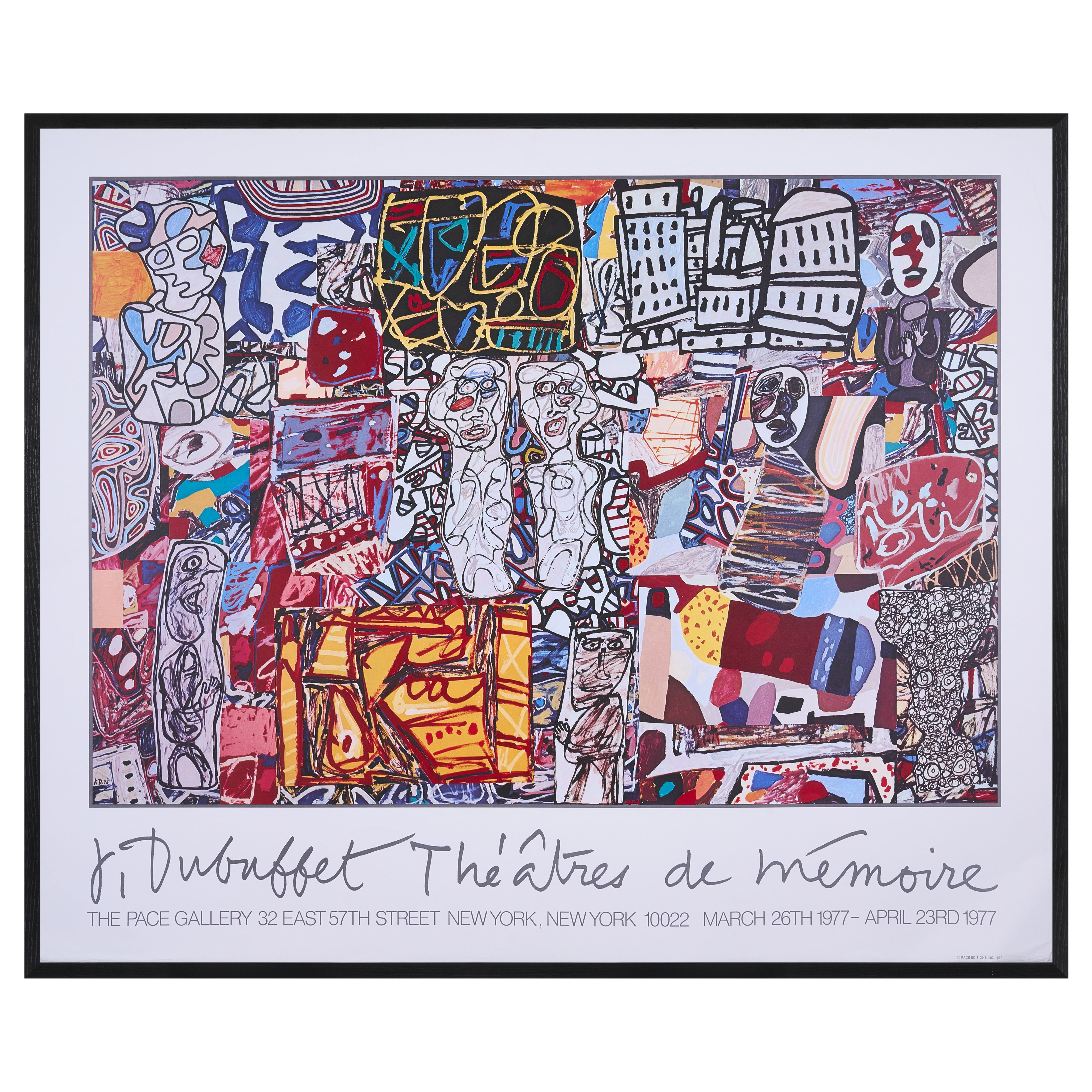 【限定10枚】Théâtre De Mémoire 1976- The Pace Gallery New York 1977 / ジャン・デュビュッフェ