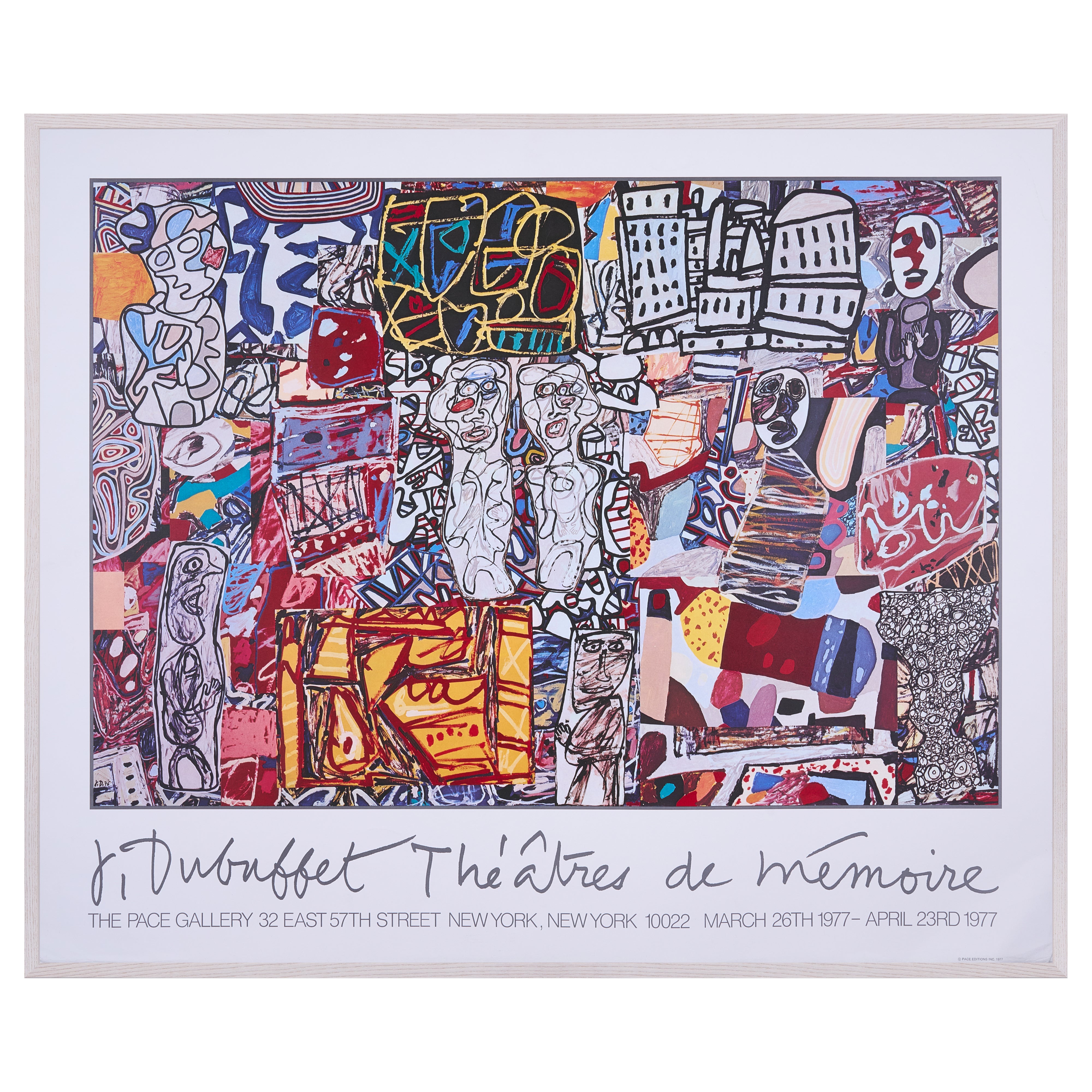 【限定10枚】Théâtre De Mémoire 1976- The Pace Gallery New York 1977 / ジャン・デュビュッフェ