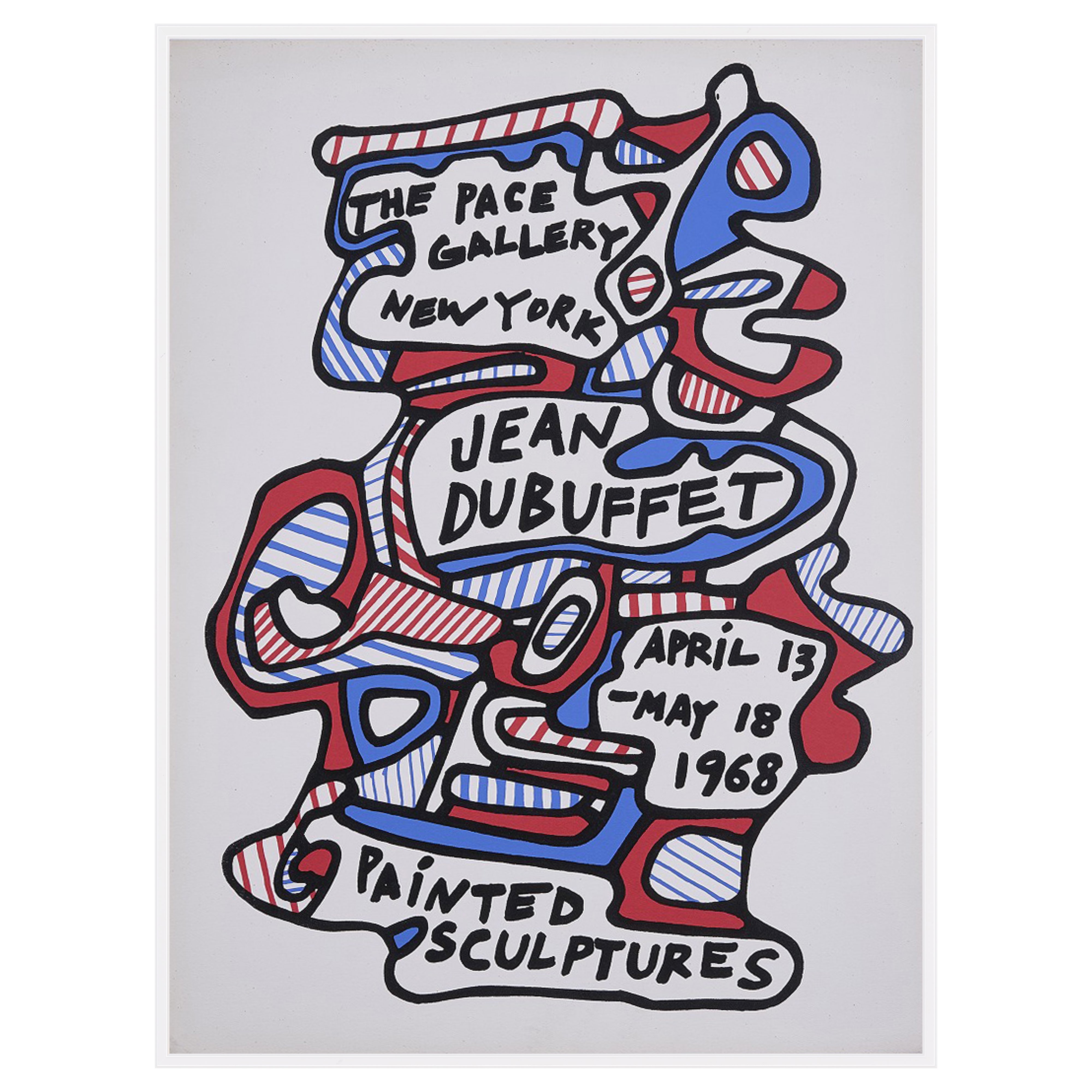 【限定5枚】THE PACE GALLERY NEW YORK - PAINTED SCULPTURES 1968 / ジャン・デュビュッフェ