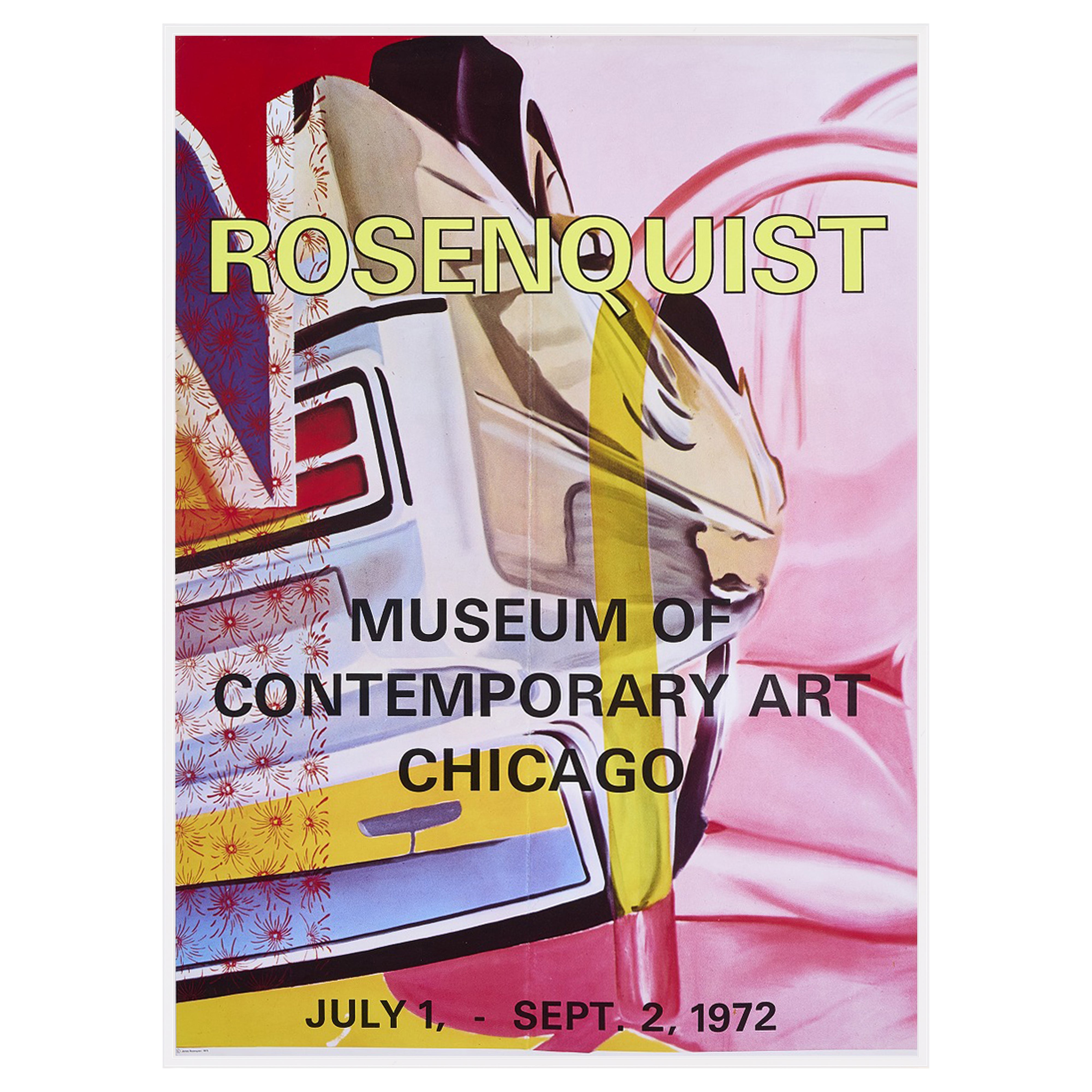 【限定10枚】MUSEUM OF CONTEMPORARY ART CHICAGO 1972 / ジェームス・ローゼンクイスト