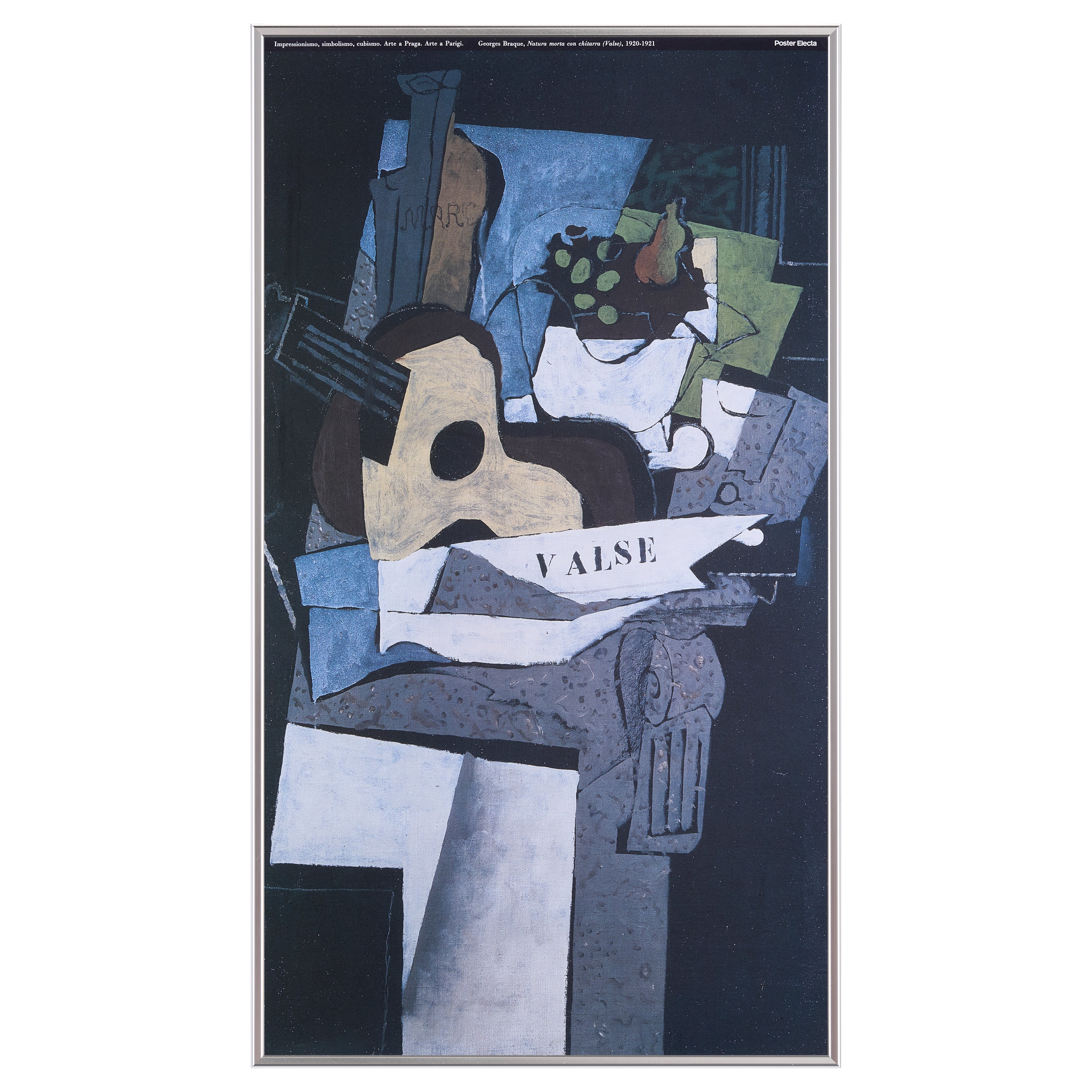 【限定10枚】Natura morta con chitarra 1920-1921 - Arte a Praga 1990s / ジョルジュ・ブラック