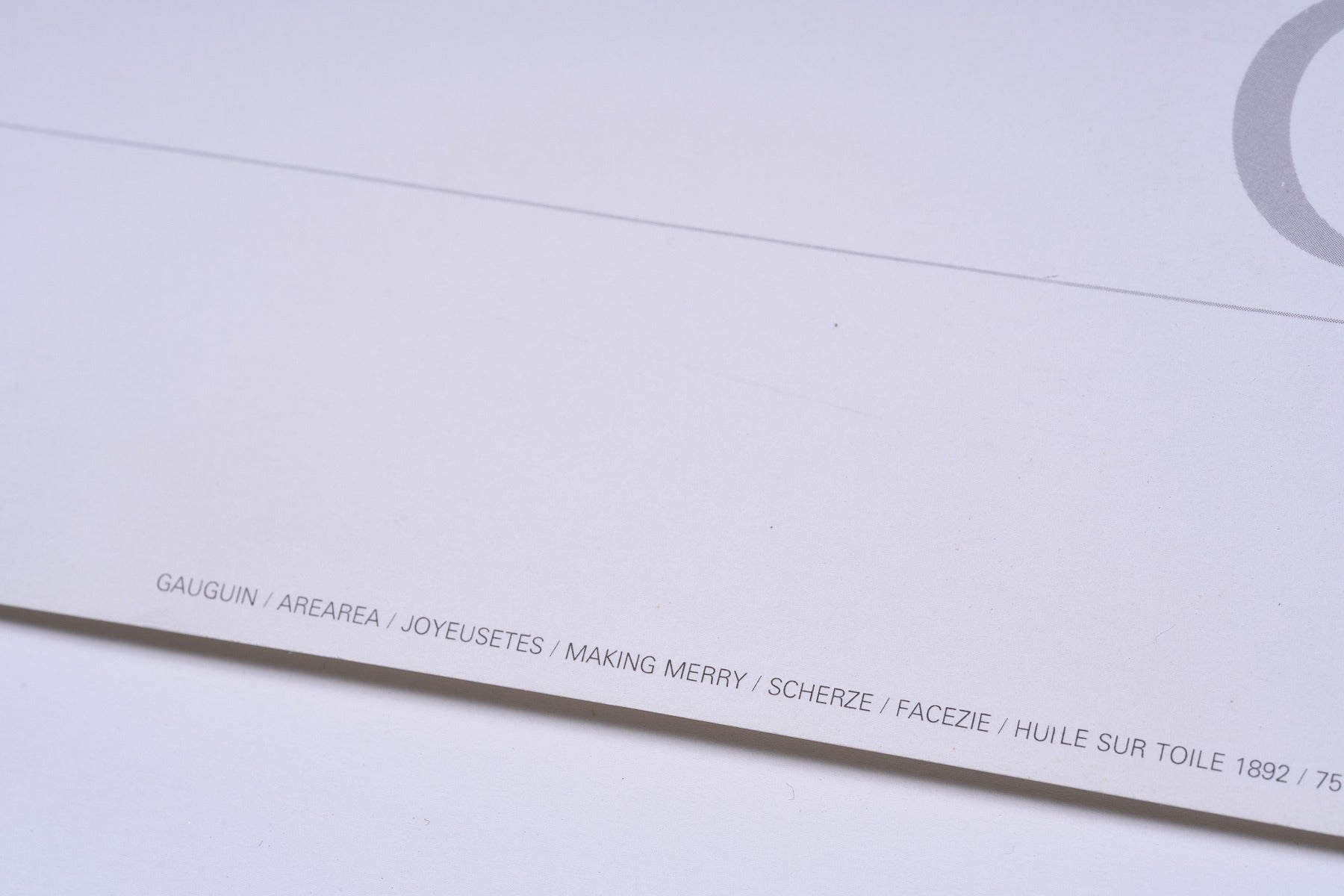 【限定3枚】AREAREA 1892 - NOUVELLES IMAGES 1989 / ポール・ゴーギャン