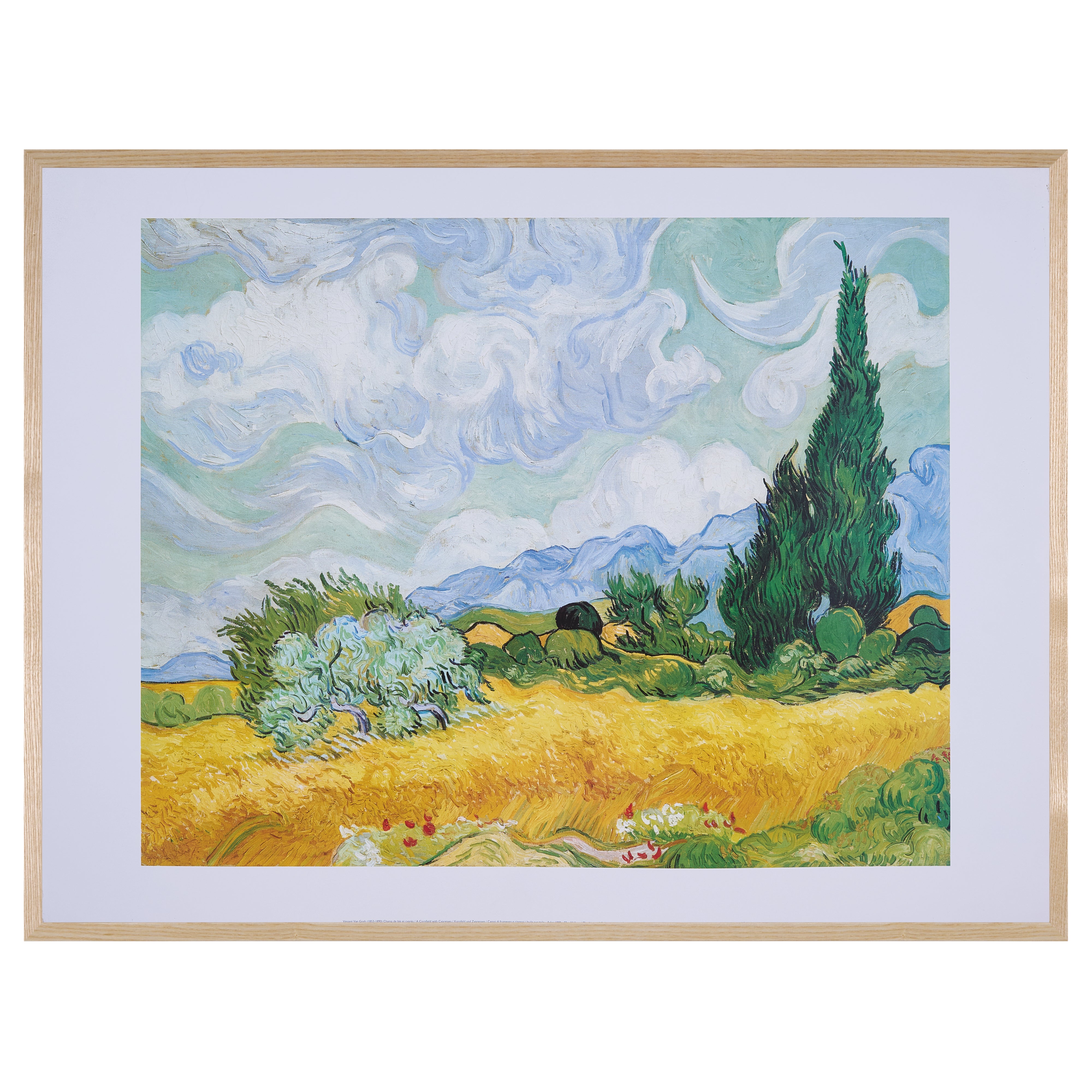 完売【限定2枚】Champ de blé et cyprès 1889 - NOUVELLES IMAGES 1990 / フィンセント・ファン・ゴッホ