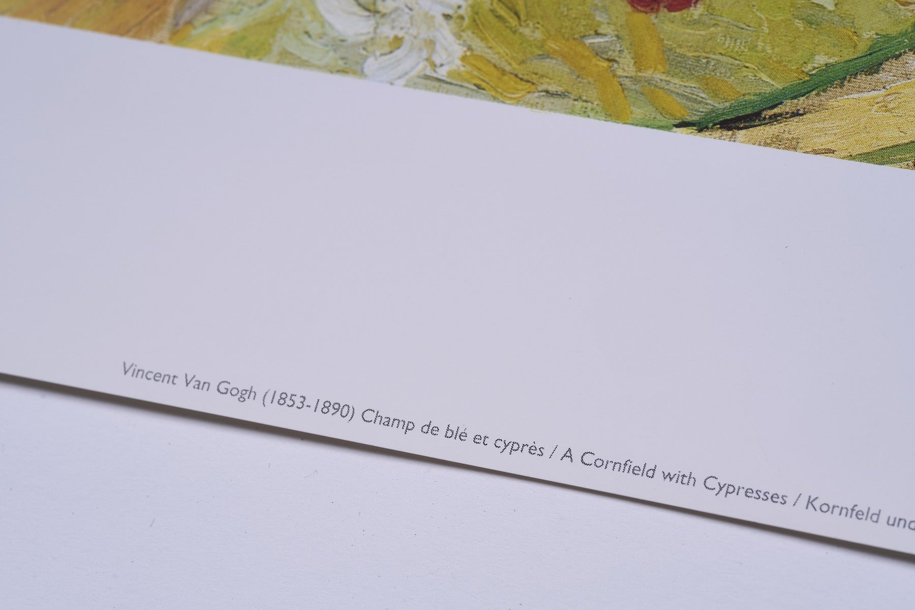 完売【限定2枚】Champ de blé et cyprès 1889 - NOUVELLES IMAGES 1990 / フィンセント・ファン・ゴッホ