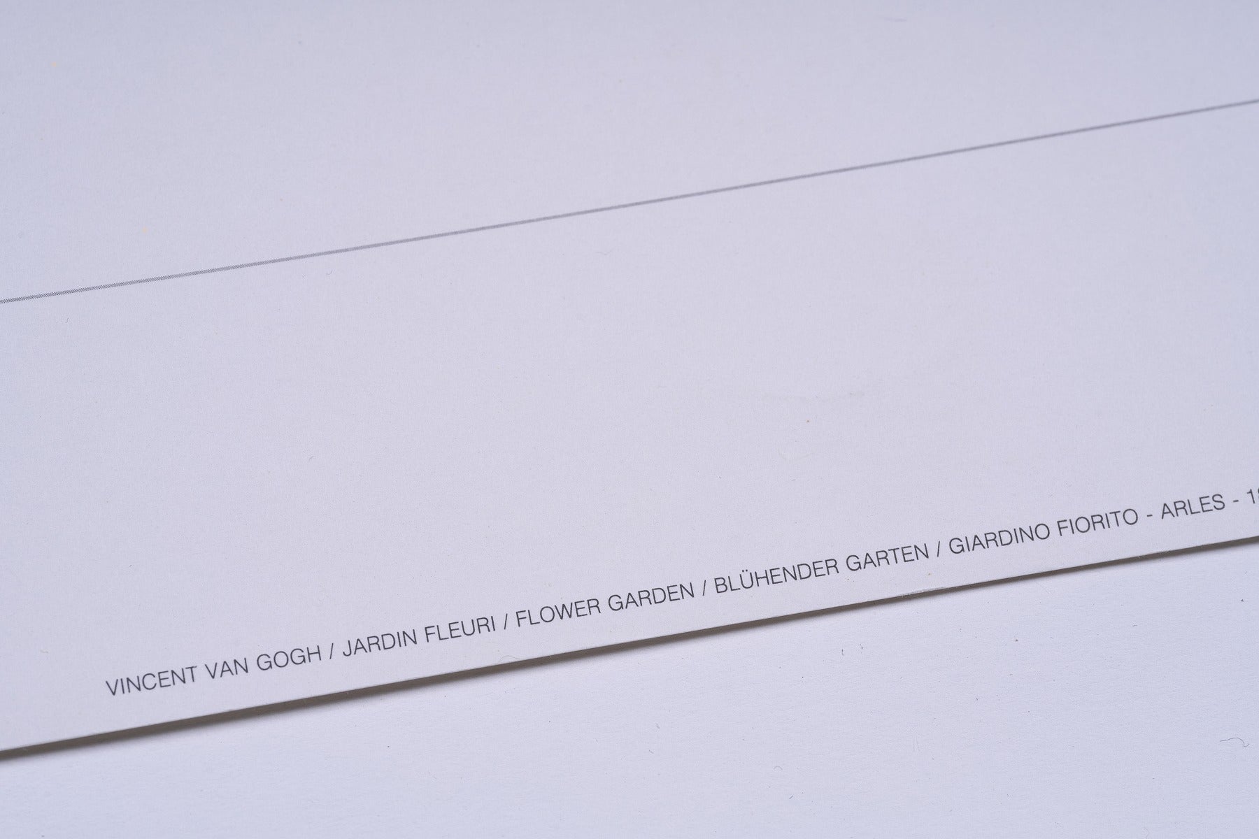 完売【限定1枚】JARDIN FLEURI 1888 - NOUVELLES IMAGES 1990 / フィンセント・ファン・ゴッホ