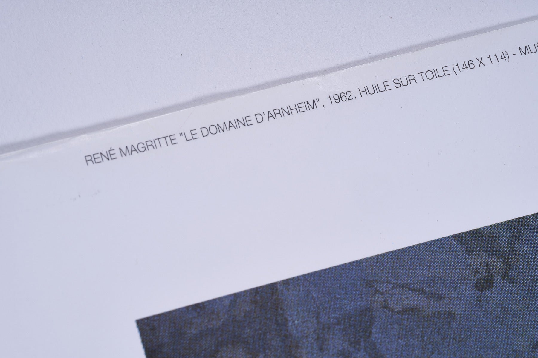 【限定10枚】LE DOMAINE D'ARNHEIM 1990 / ルネ・マグリット