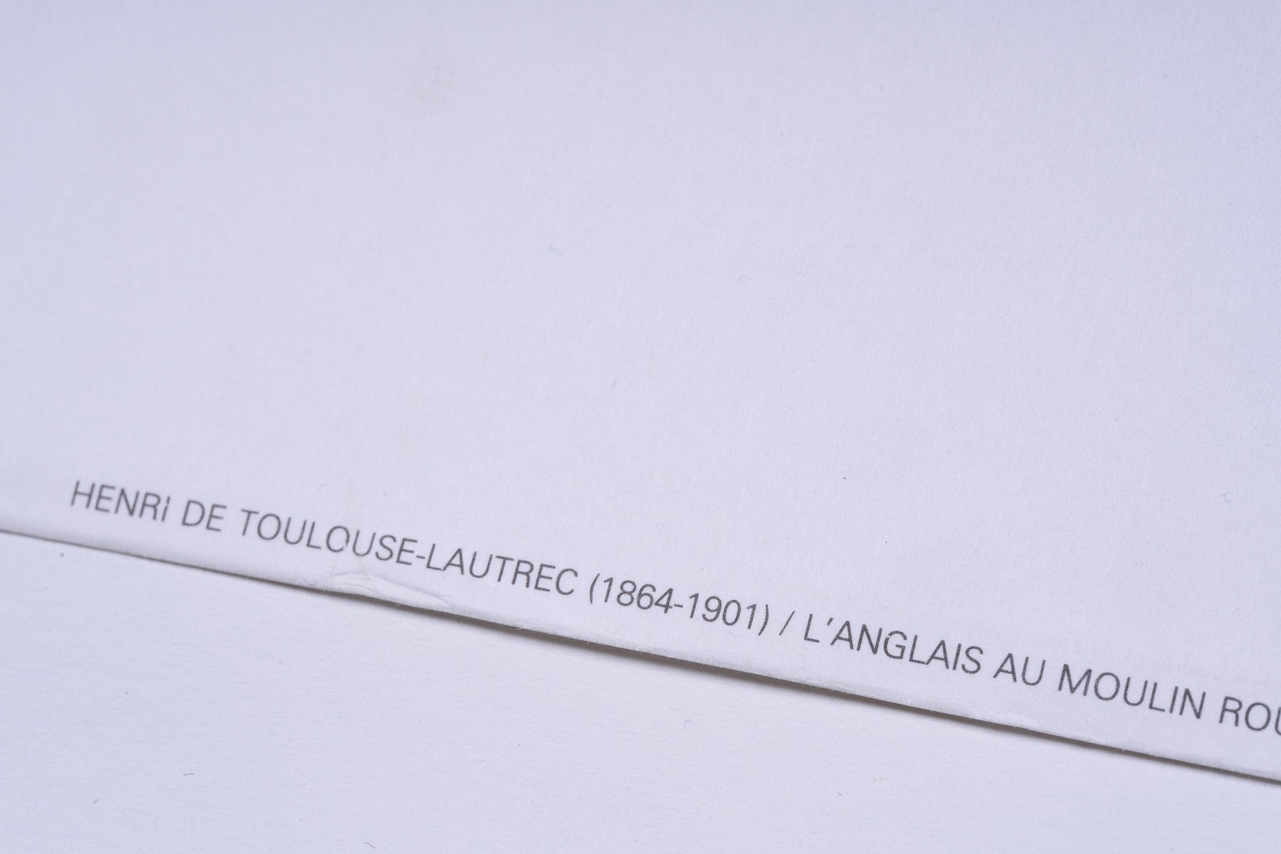 【限定10枚】L'ANGLAIS AU MOULIN ROUGE 1892 - NOUVELLES IMAGES 1991 / アンリ・ド・トゥールーズ=ロートレック